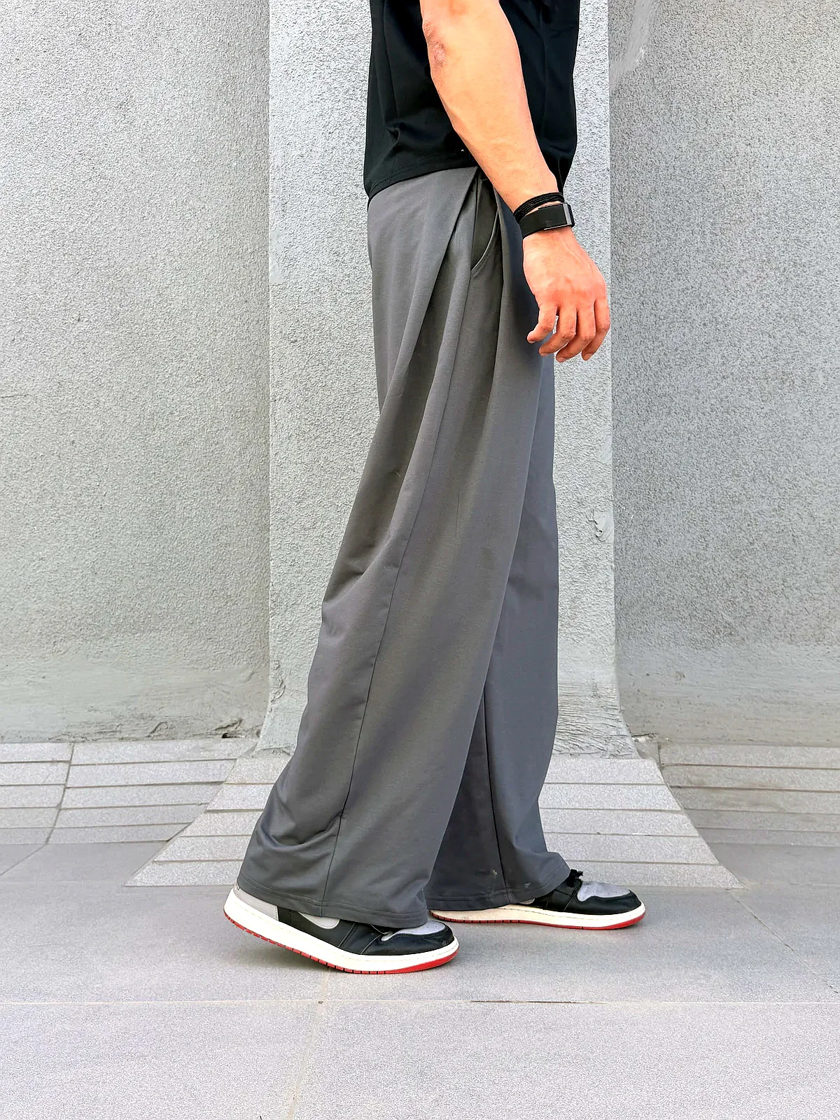 Lowkey Pleat Japanese Relax Joggers - Image 5