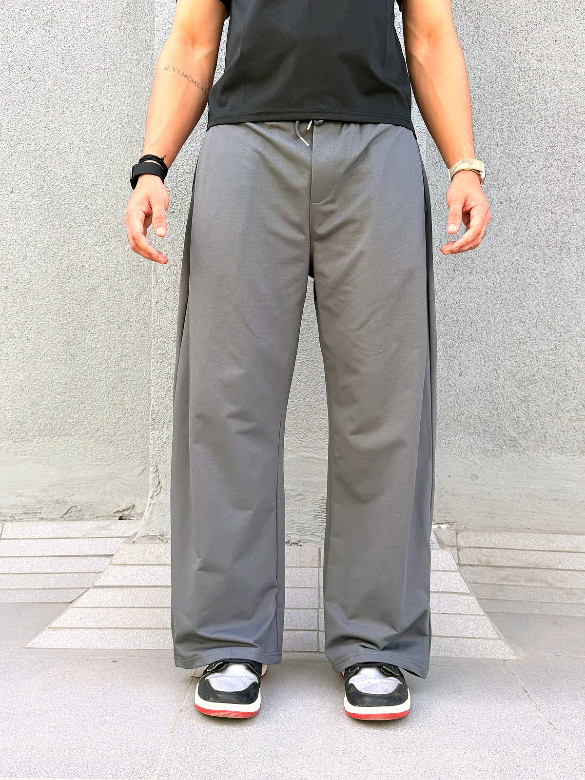 Lowkey Pleat Japanese Relax Joggers - Image 8