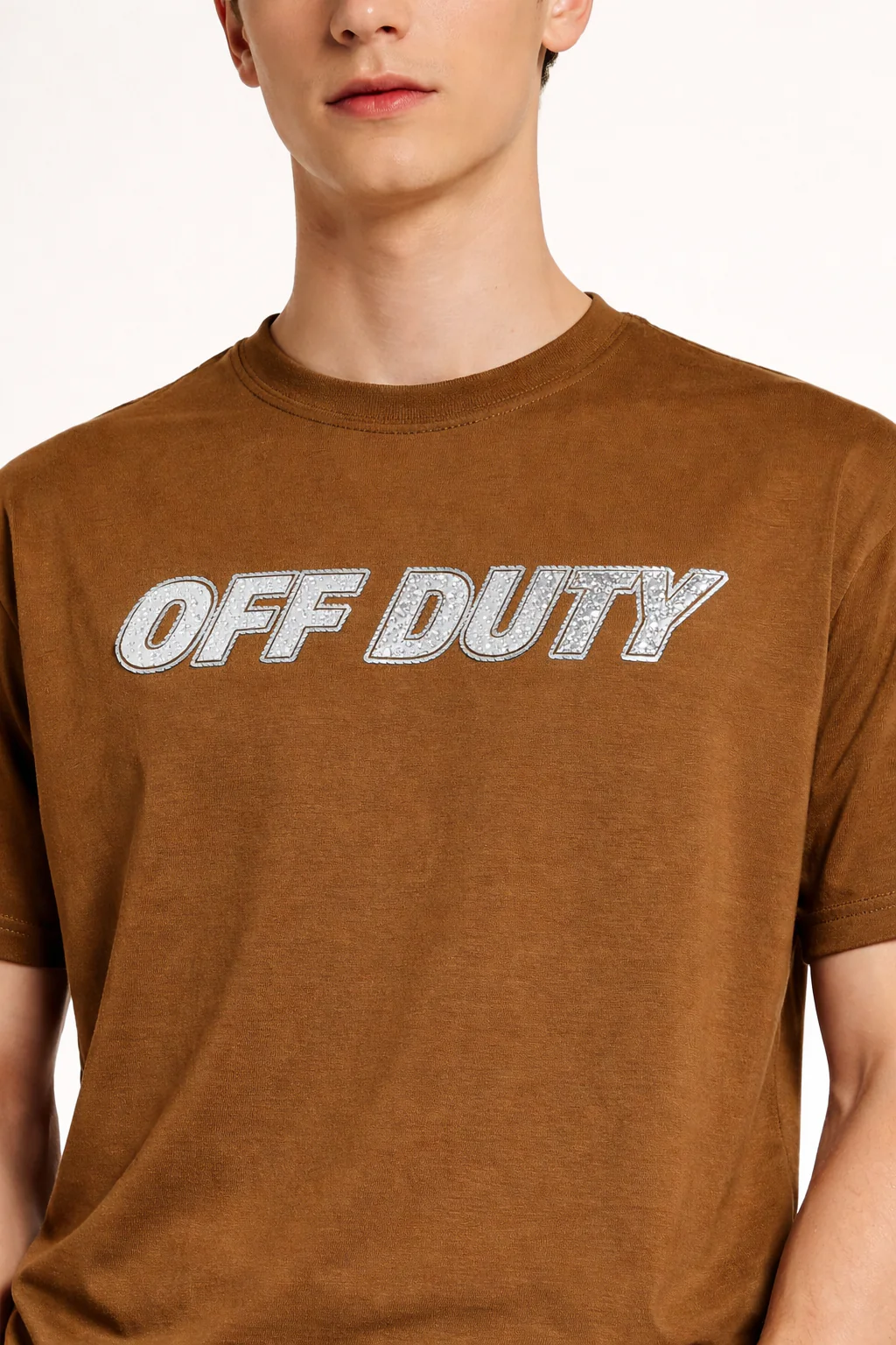 Metallic Accent Graphic Tee - Image 2