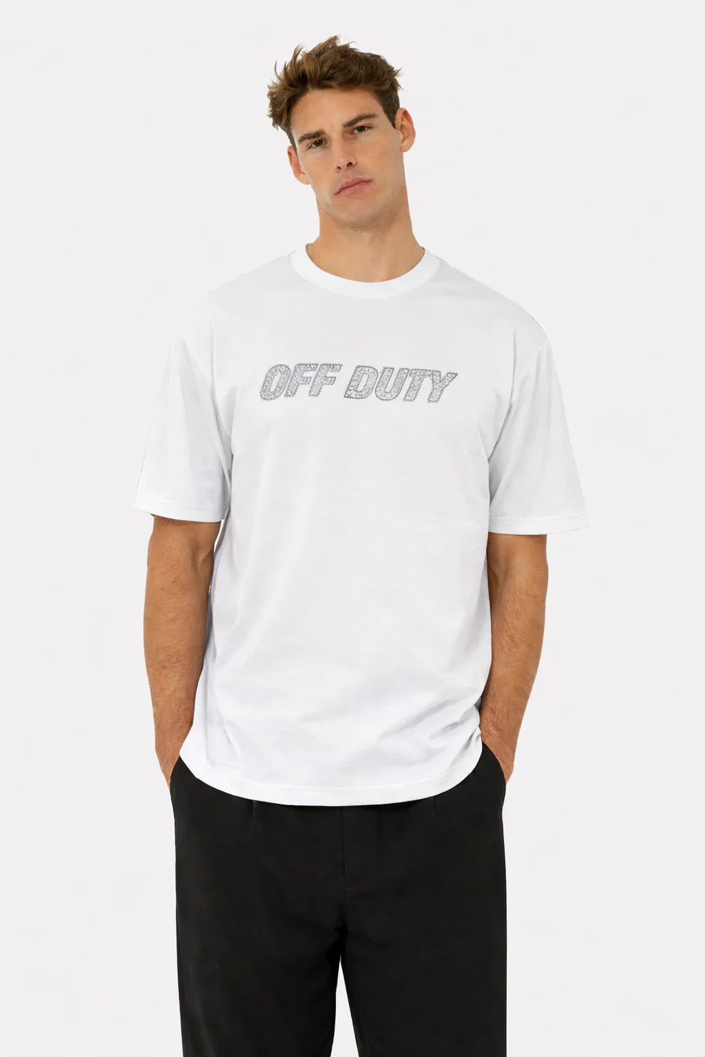 Metallic Accent Graphic Tee - Image 7
