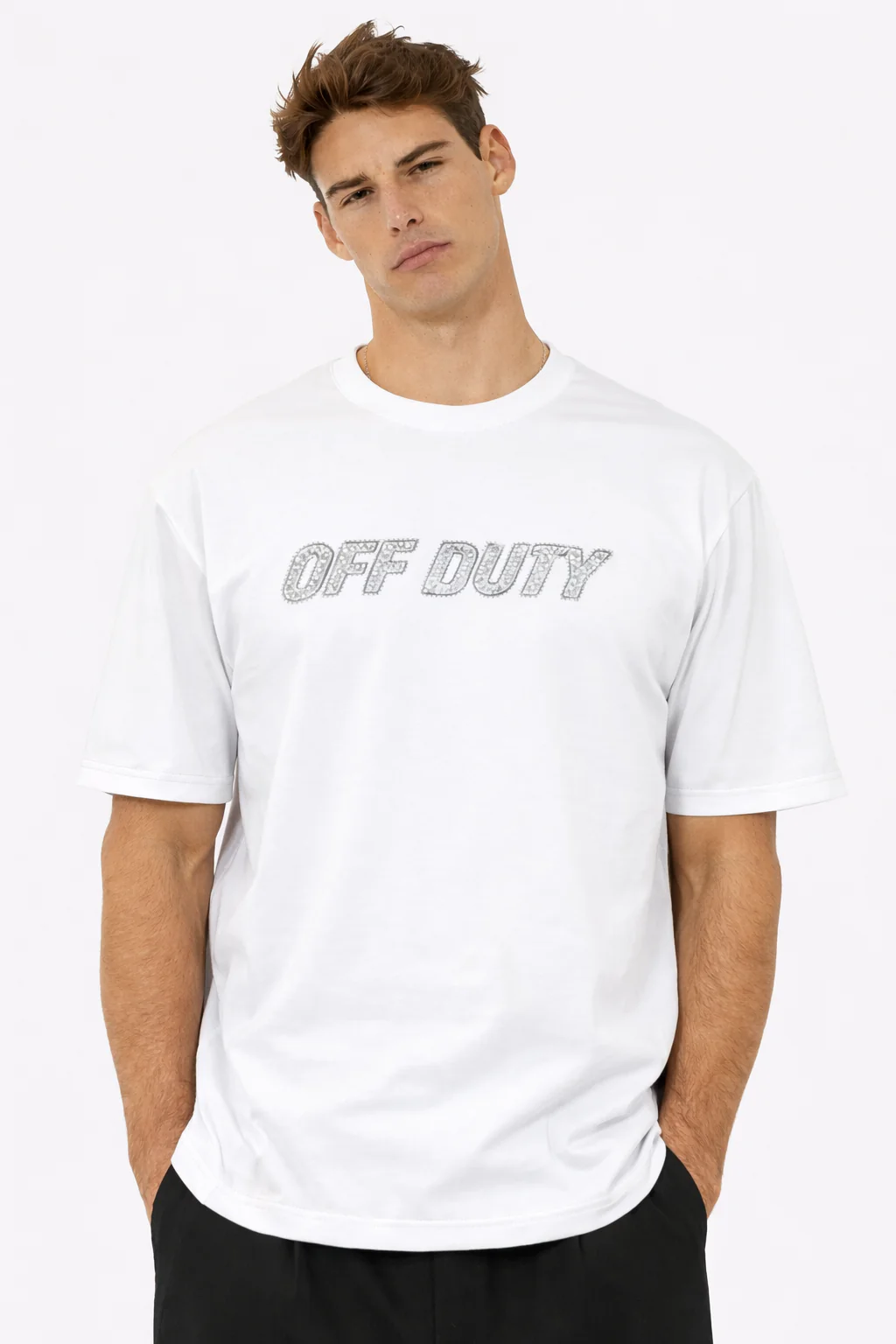 Metallic Accent Graphic Tee - Image 8