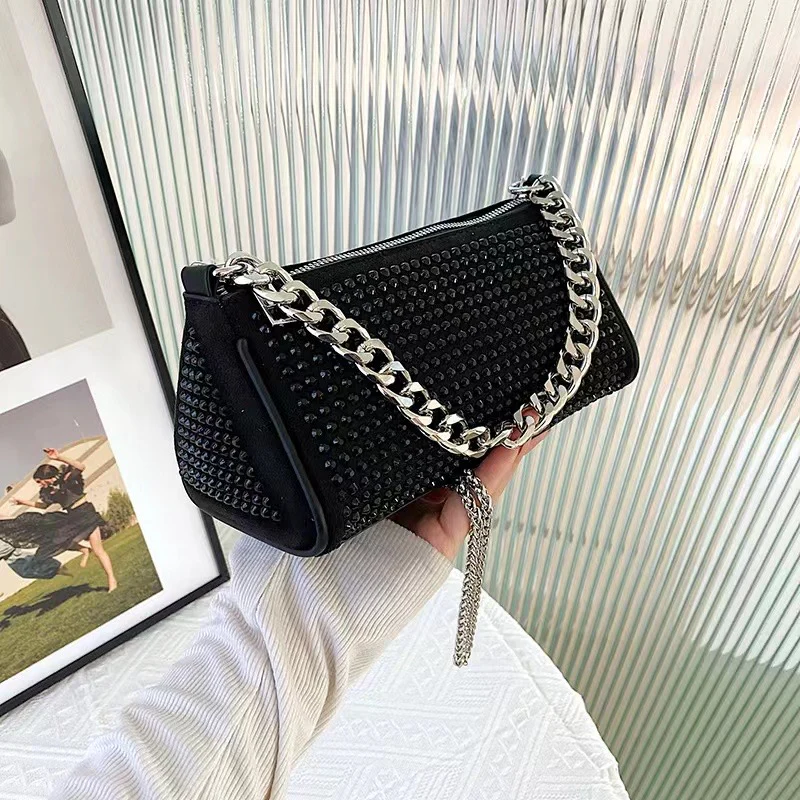 Midnight Starlet Chain Strap Bag - Image 5