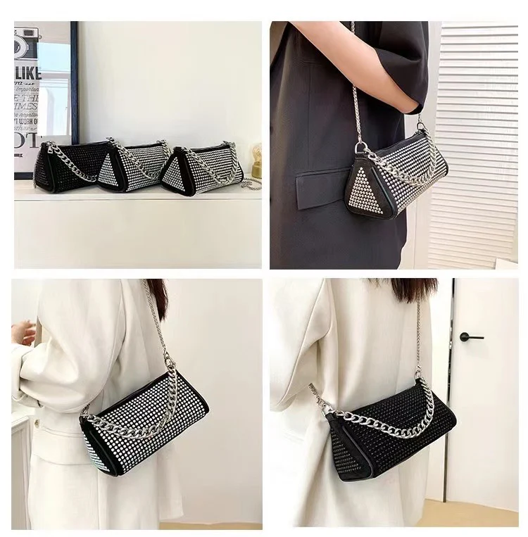 Midnight Starlet Chain Strap Bag - Image 7