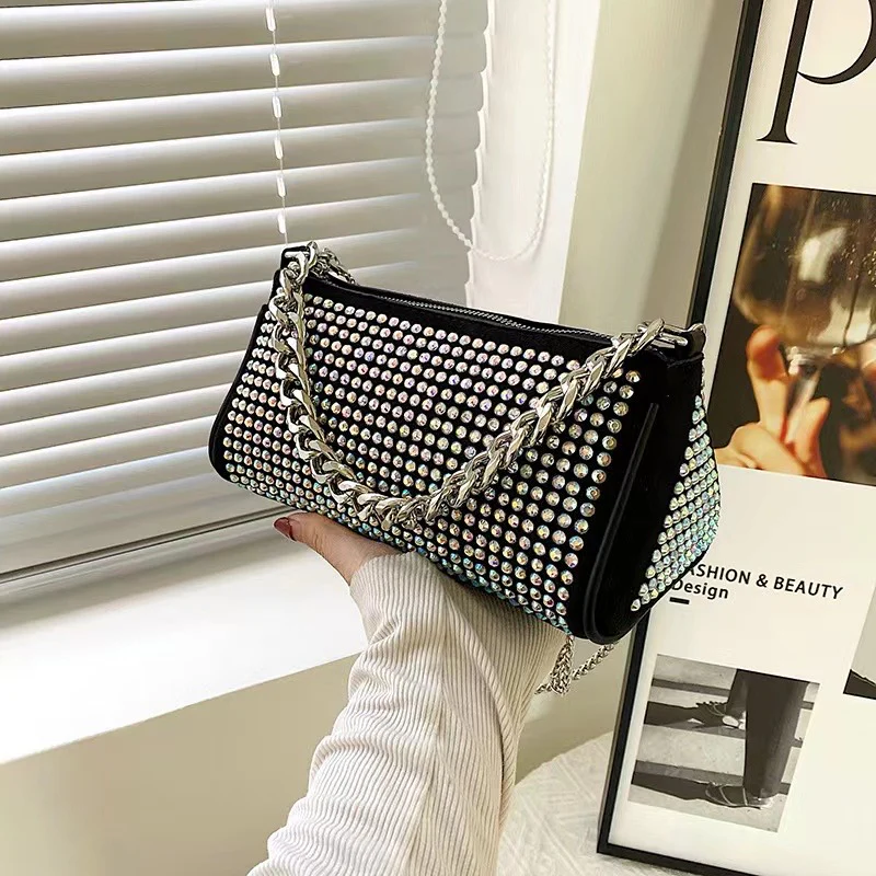 Midnight Starlet Chain Strap Bag - Image 8