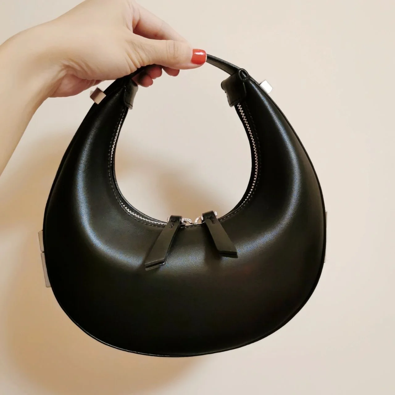 Mini Half Moon Hand Bag - Image 5