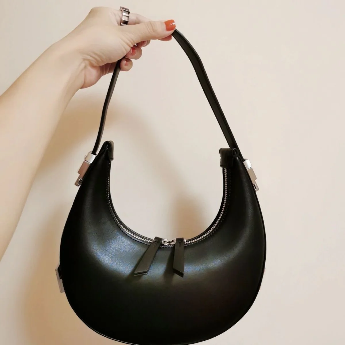 Mini Half Moon Hand Bag - Image 8