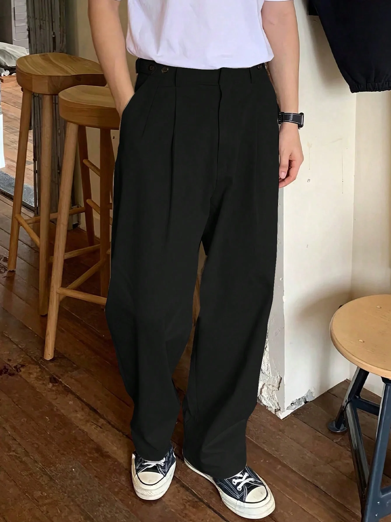 Minimal Japanese Fit Balloon Pants - Image 6