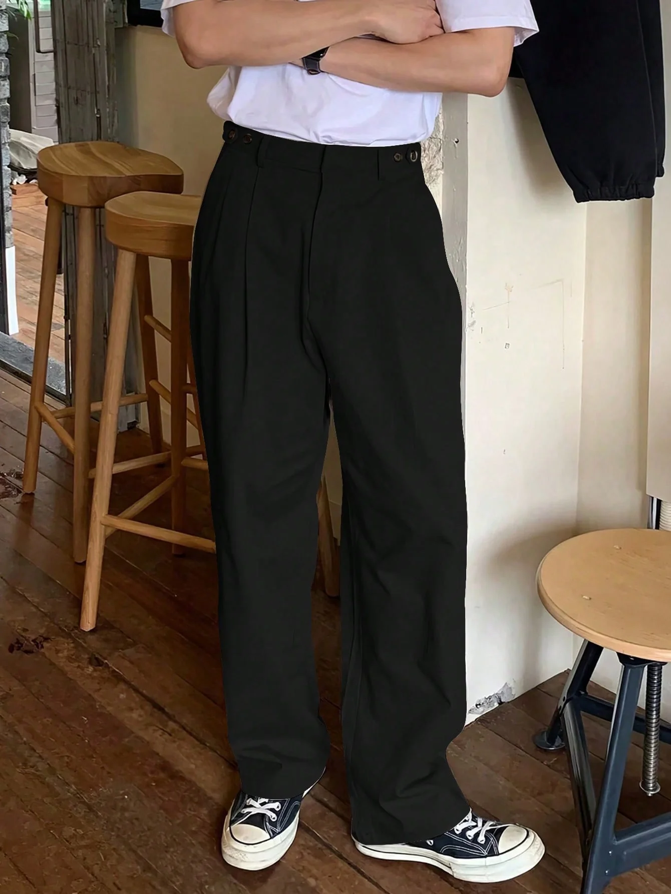 Minimal Japanese Fit Balloon Pants - Image 7