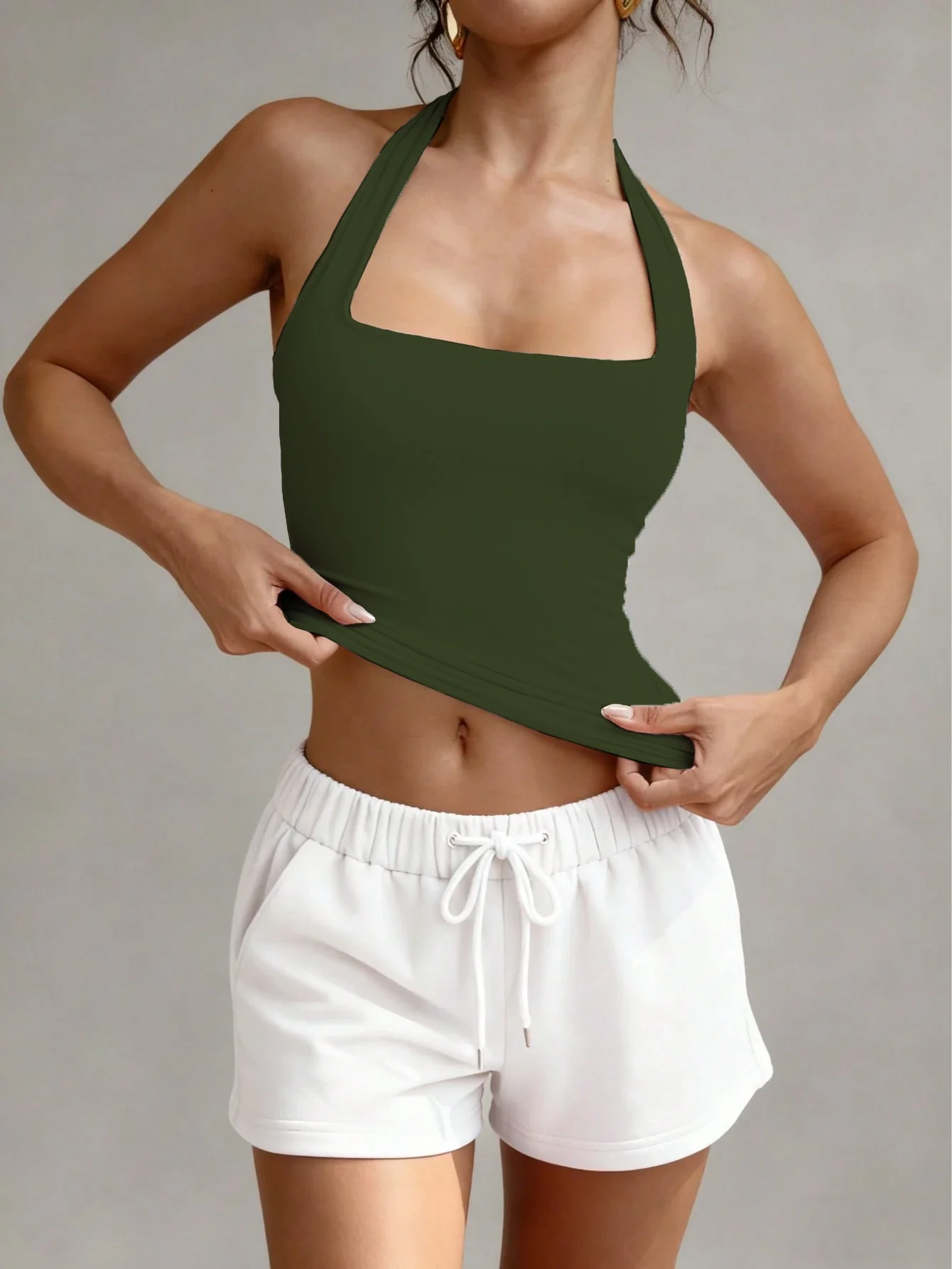Minimalist Halter Tank Top - Image 21
