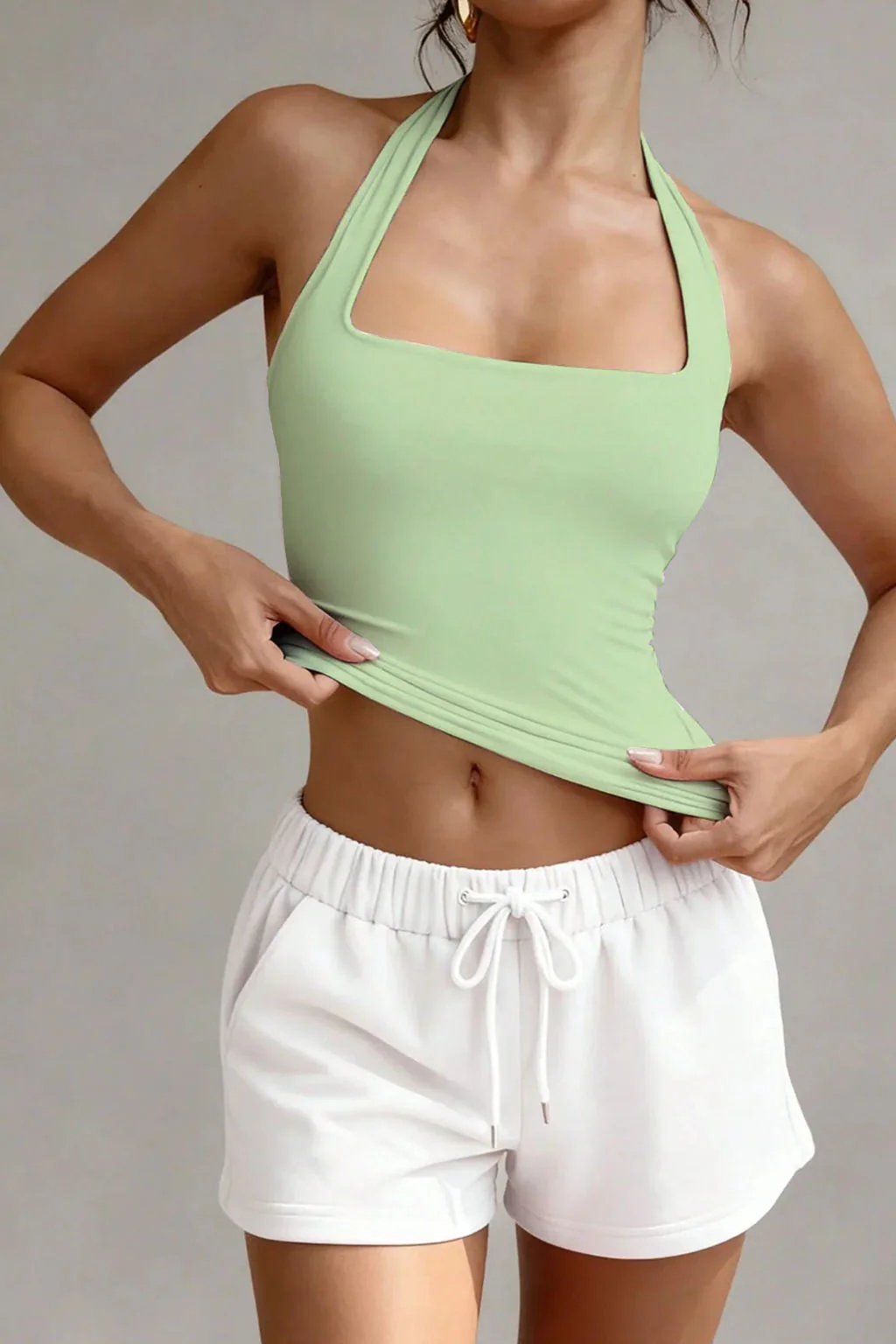 Minimalist Halter Tank Top - Image 31