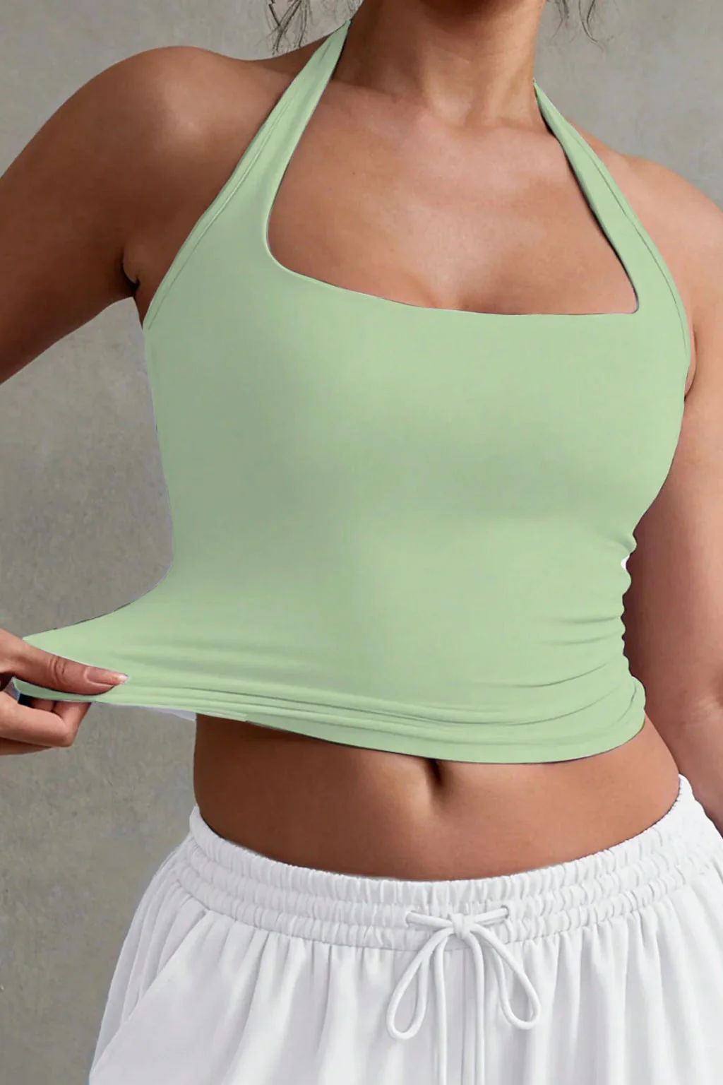 Minimalist Halter Tank Top - Image 32