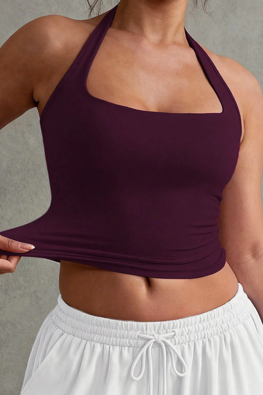 Minimalist Halter Tank Top - Image 35