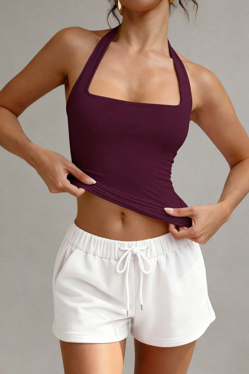 Minimalist Halter Tank Top - Image 36