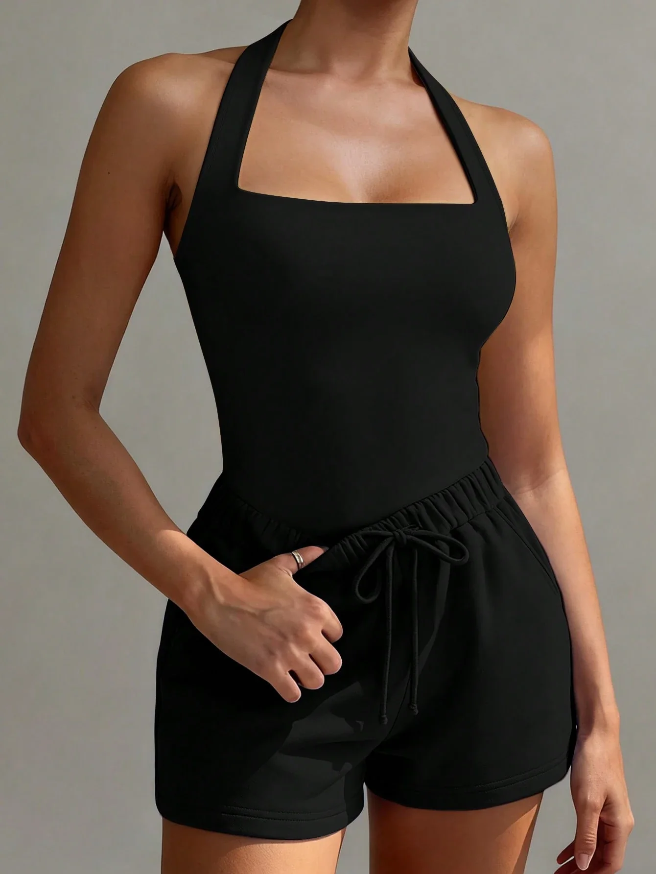 Minimalist Halter Tank Top - Image 9