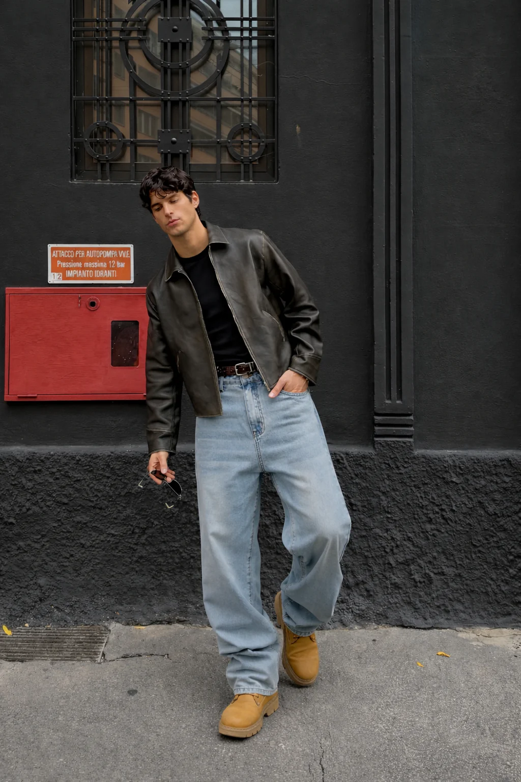 Muted Blue Baggy Jeans - Image 4