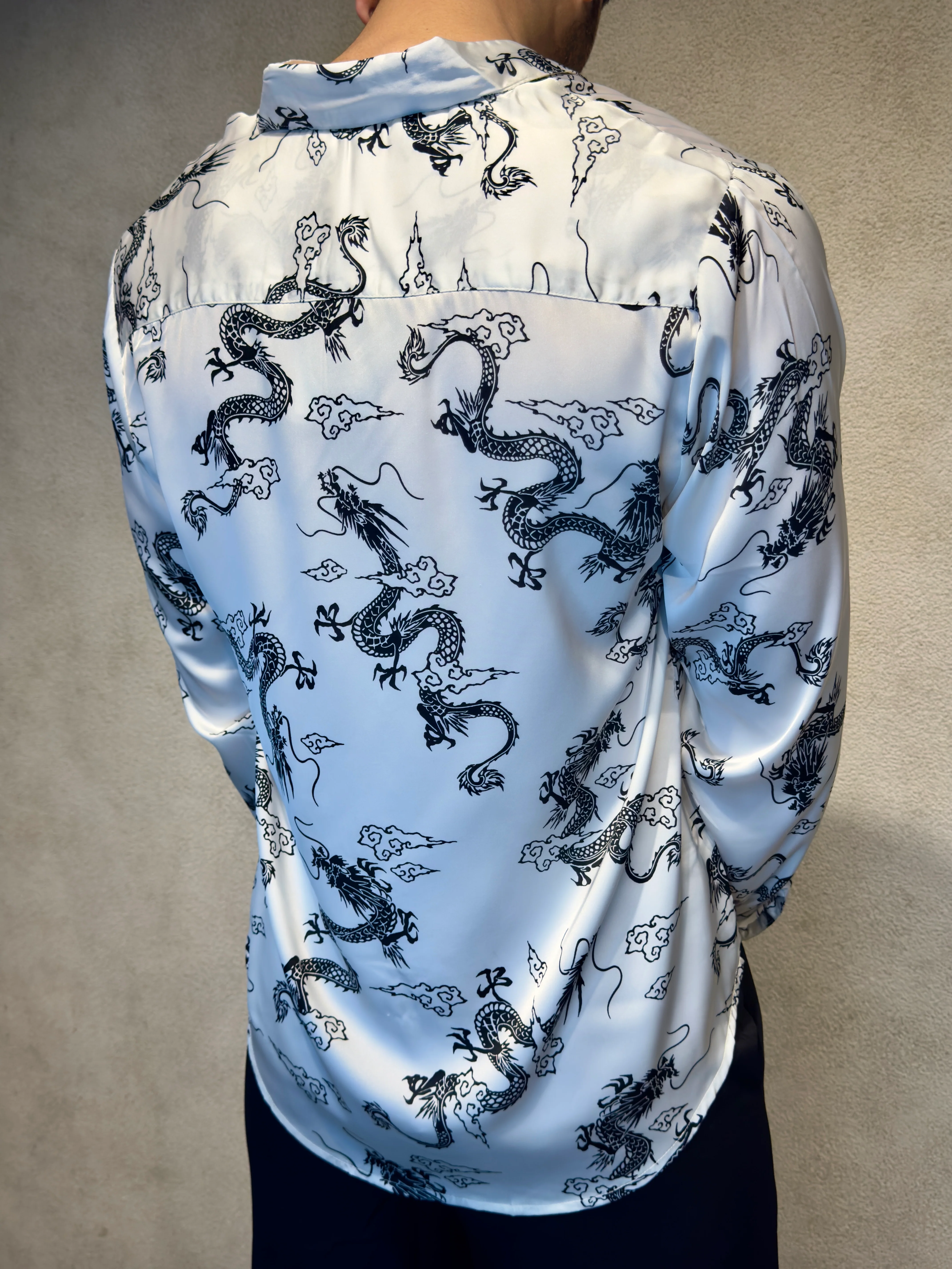 Mystic Dragon Print Full Sleeves Shirt - Image 5