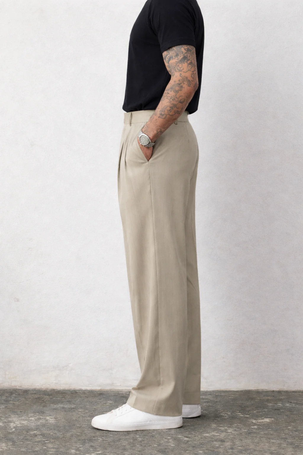 Neat Pleats Tailored Linen Pants - Image 4