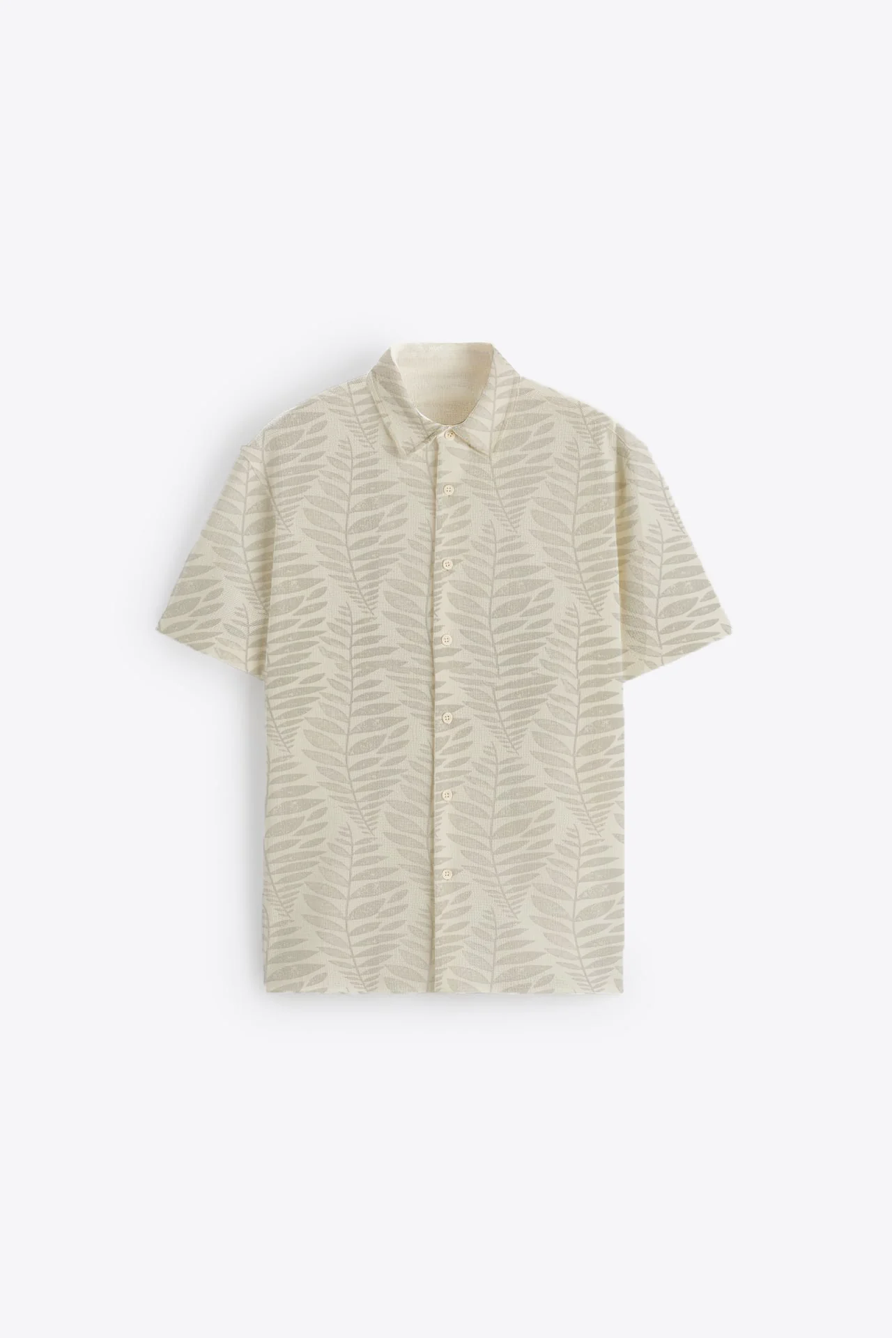 Neutral Leaf Short sleeves shirt - Image 2
