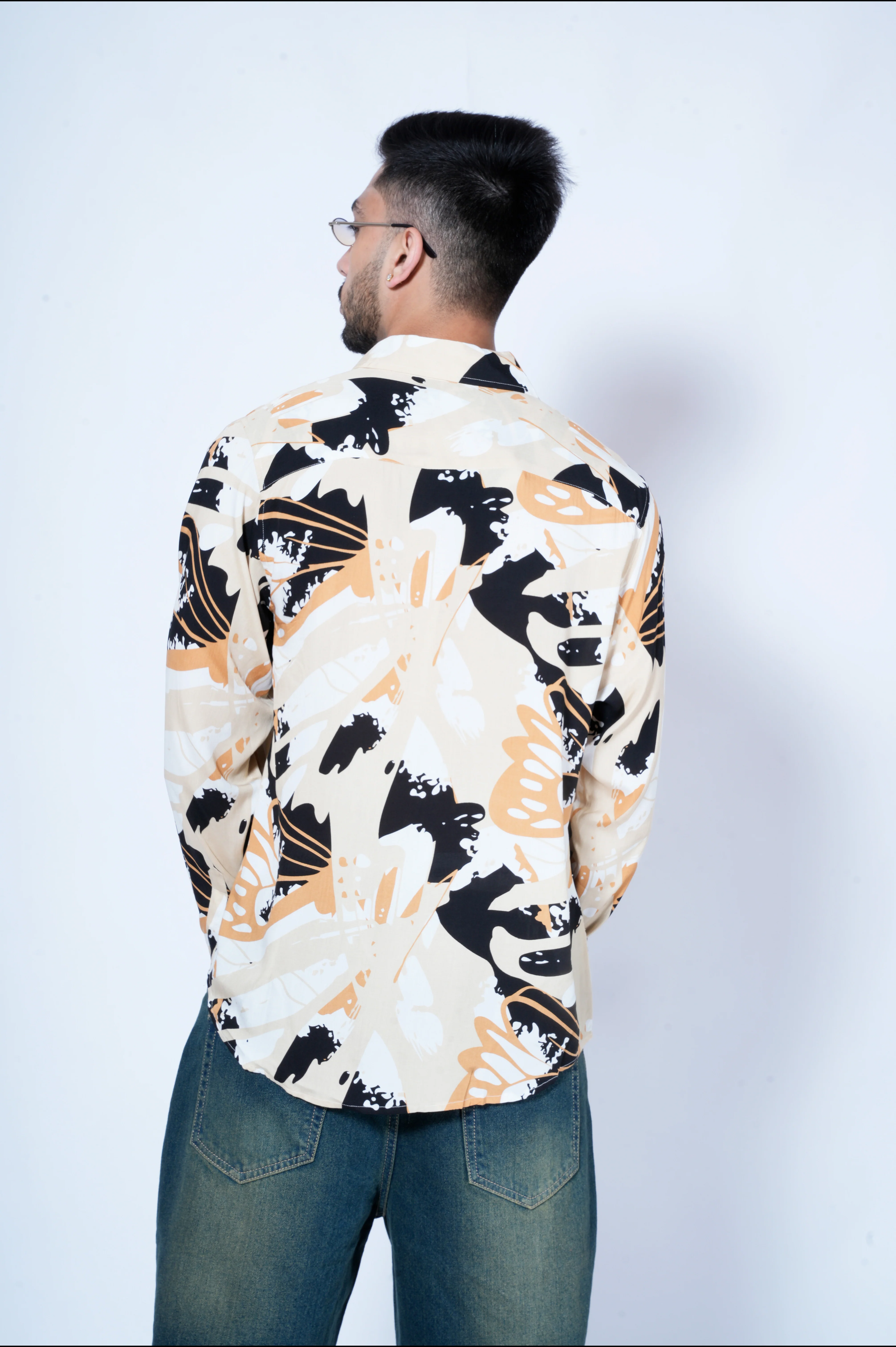 Peaceful Woods Print Full Sleeves Print Shirt - Image 2