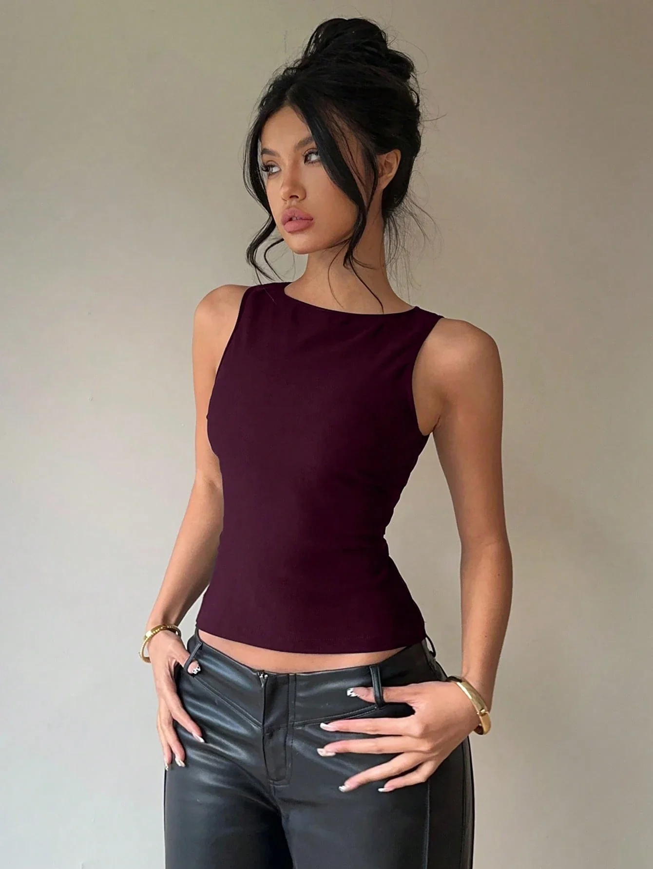 Peek and Tie Backless Top - Image 8