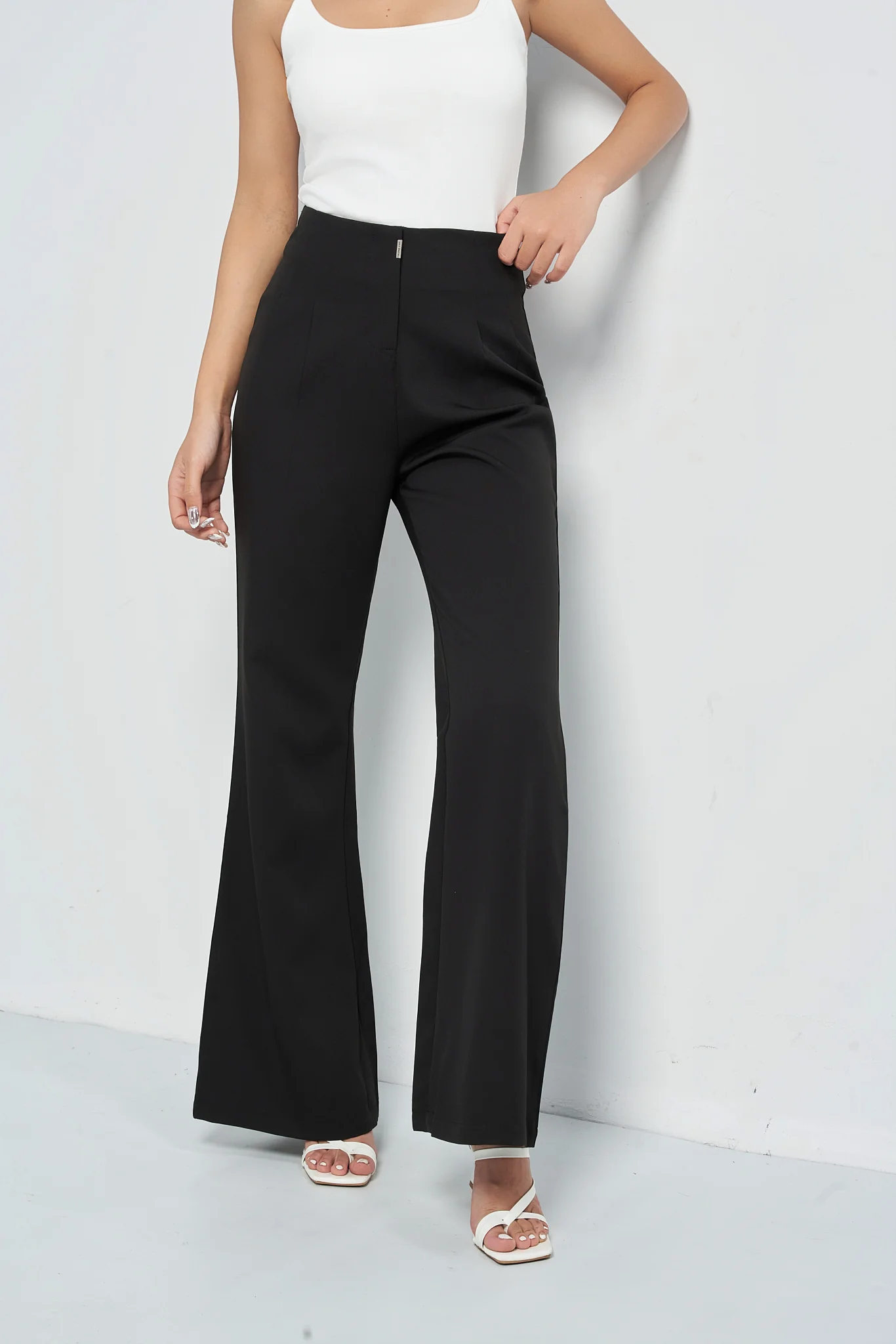 Darted Contour Bootcut Pants - Image 10