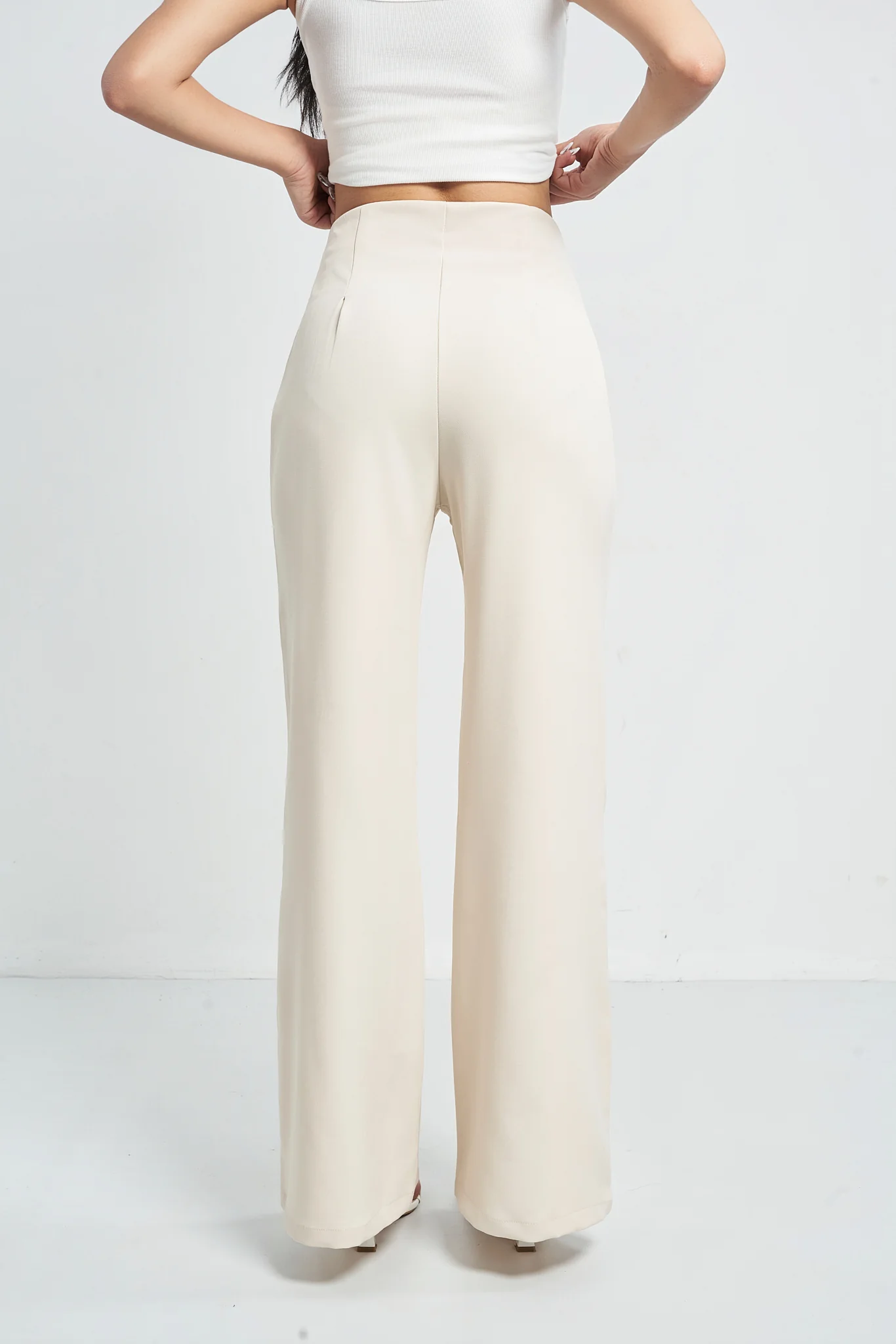 Darted Contour Bootcut Pants - Image 3