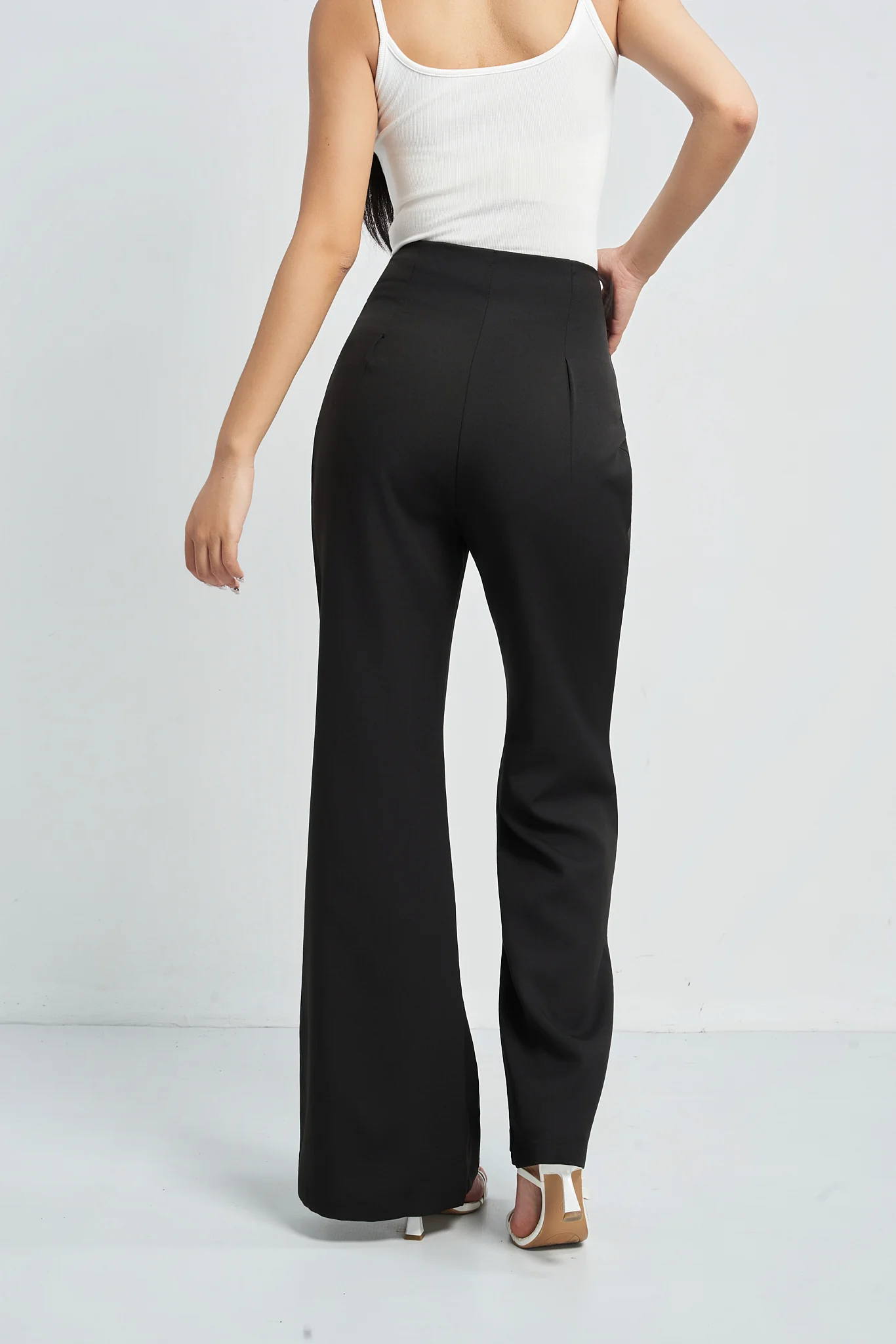 Darted Contour Bootcut Pants - Image 6