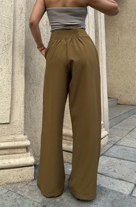 Pleated Detail High Waist Pants - Image 13