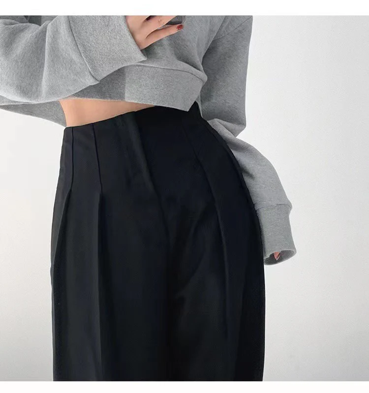 Pleated Detail High Waist Pants - Image 3