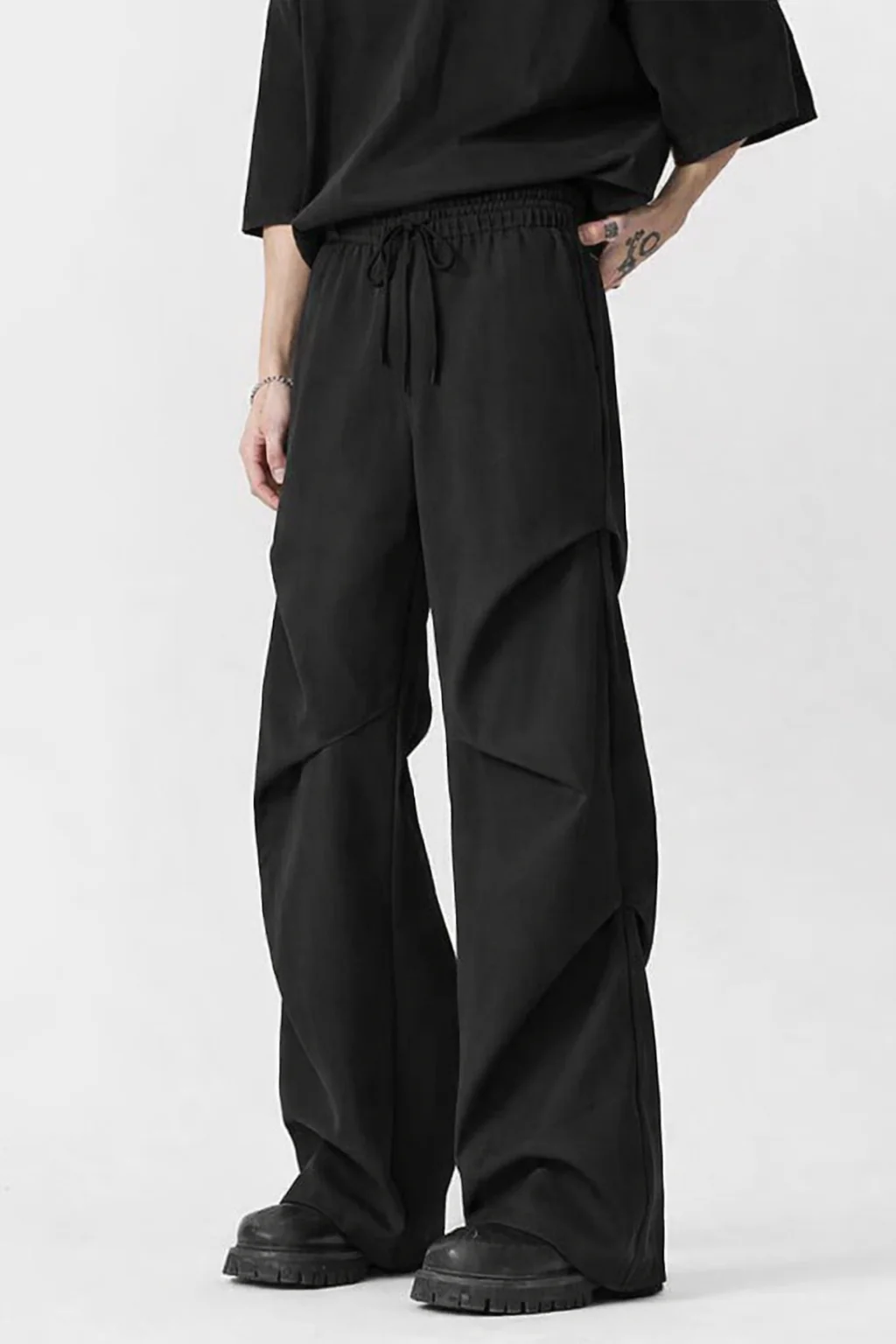 Prime Flare Pleat Relaxed Joggers - Image 4