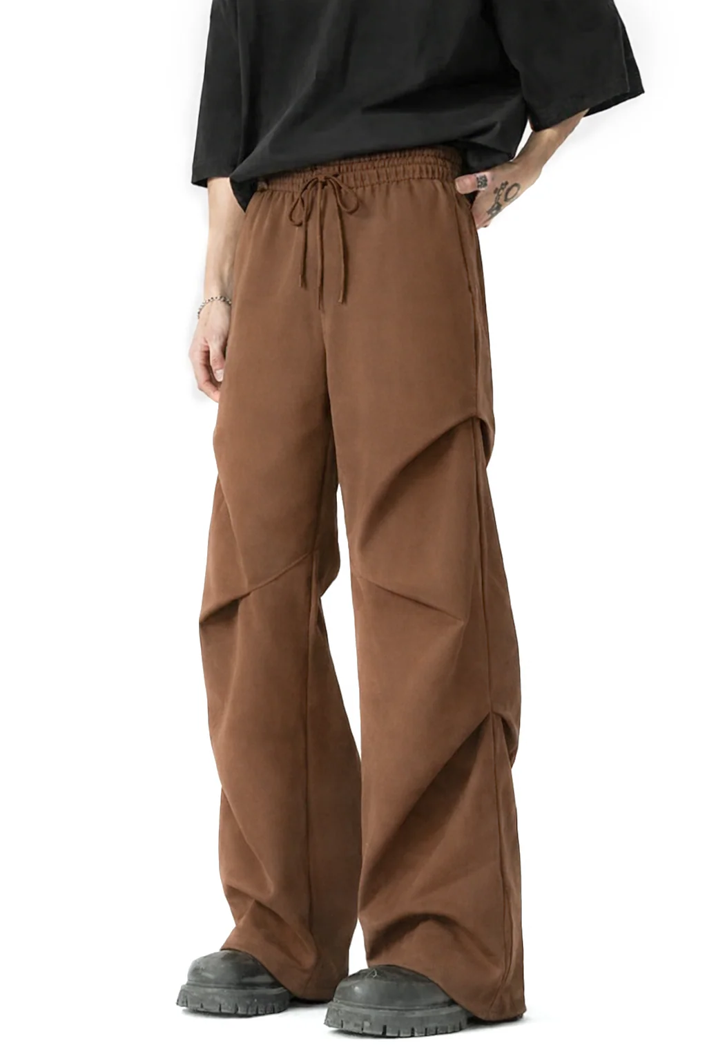 Prime Flare Pleat Relaxed Joggers - Image 9