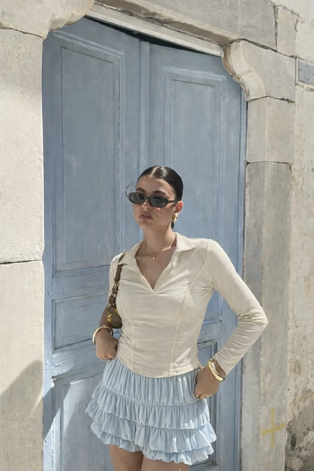 Princess Seam Collared Top - Image 12