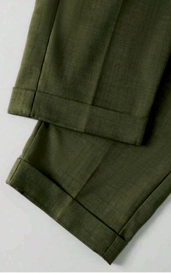 Refined Tailored Pleat Linen Pants - Image 6