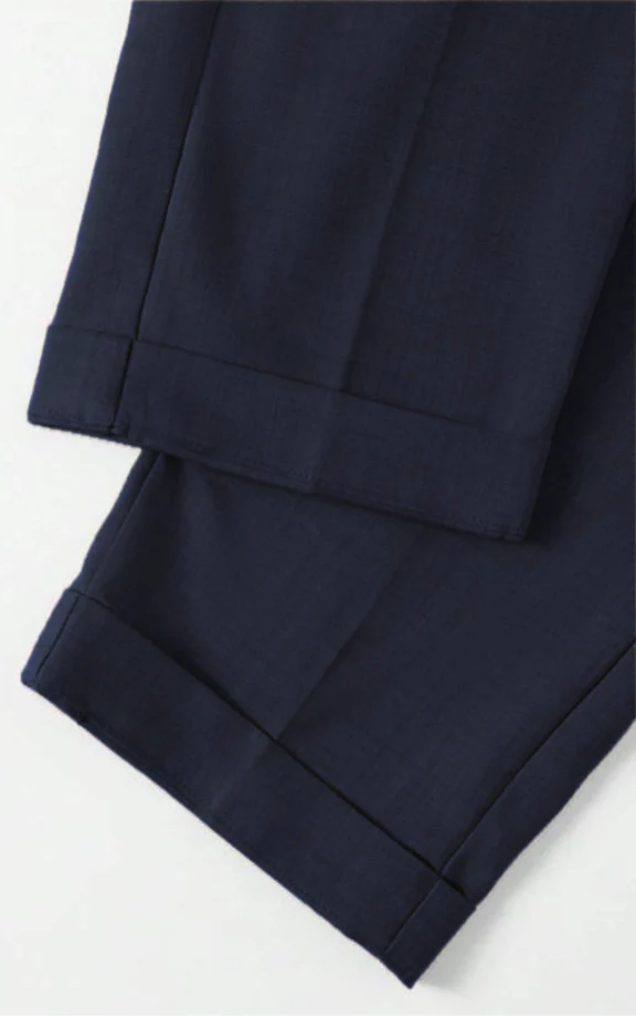 Refined Tailored Pleat Linen Pants - Image 9