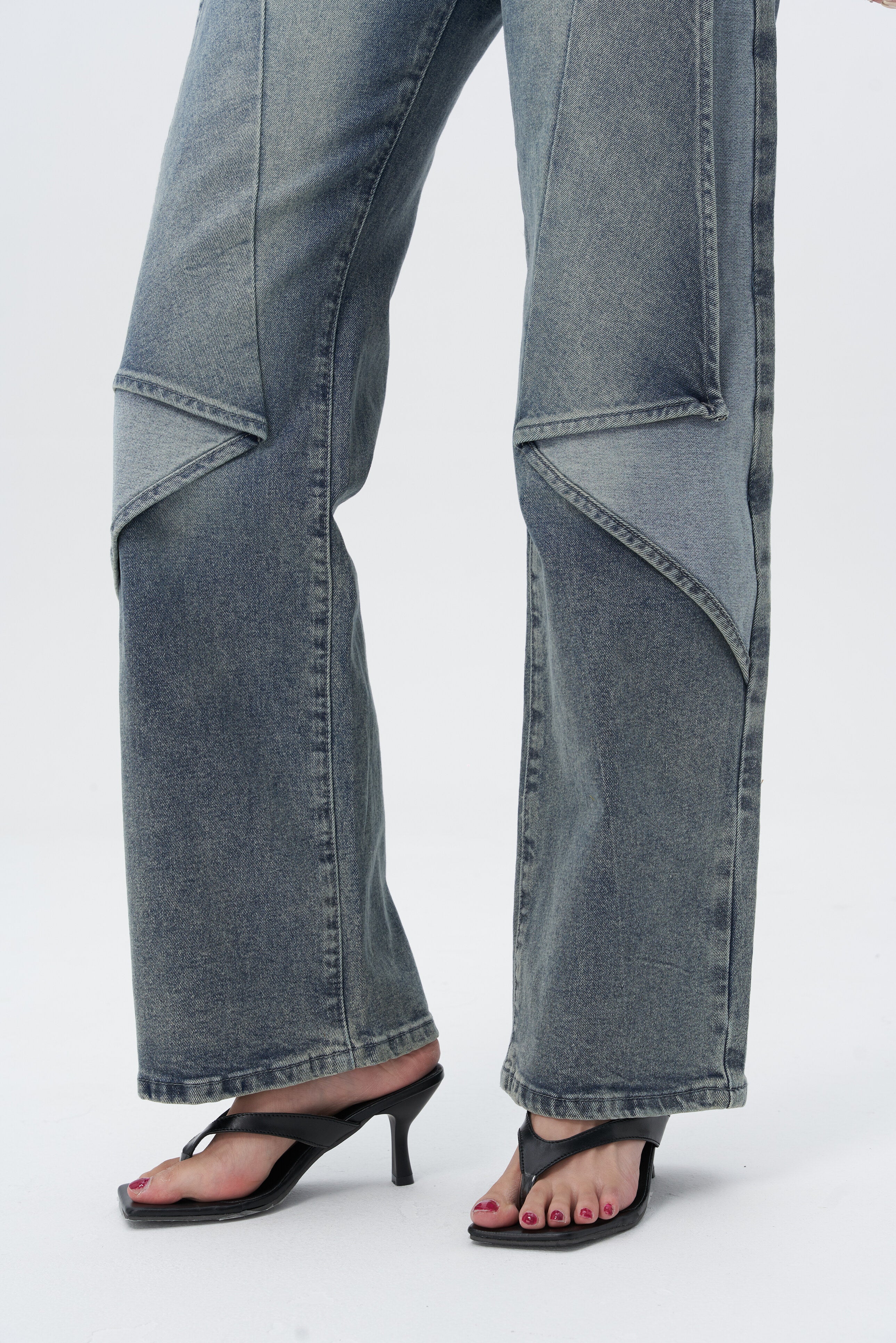 Reform Cut Structured Straight Jeans - Image 6