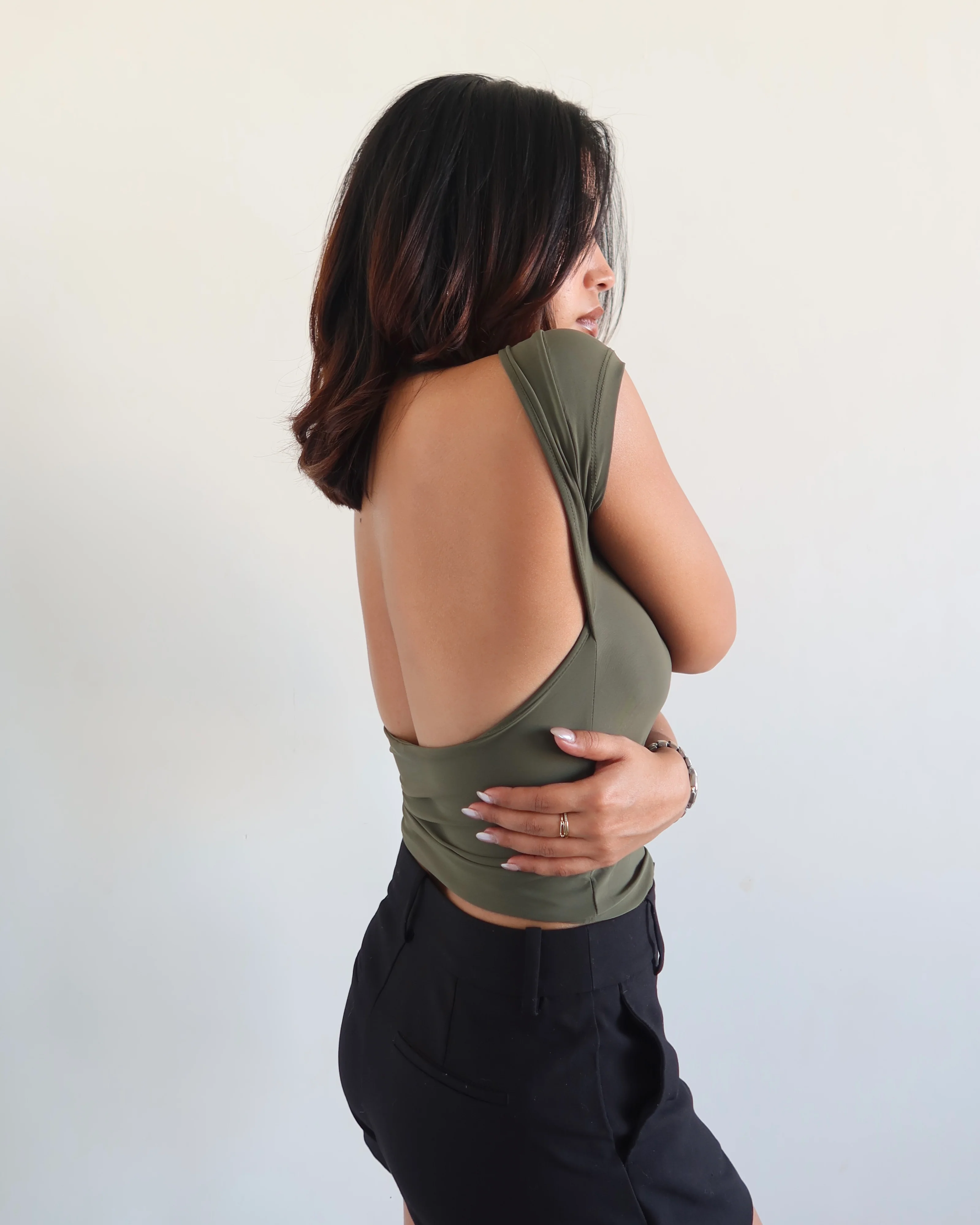 Scoop Back Fitted Top - Image 17