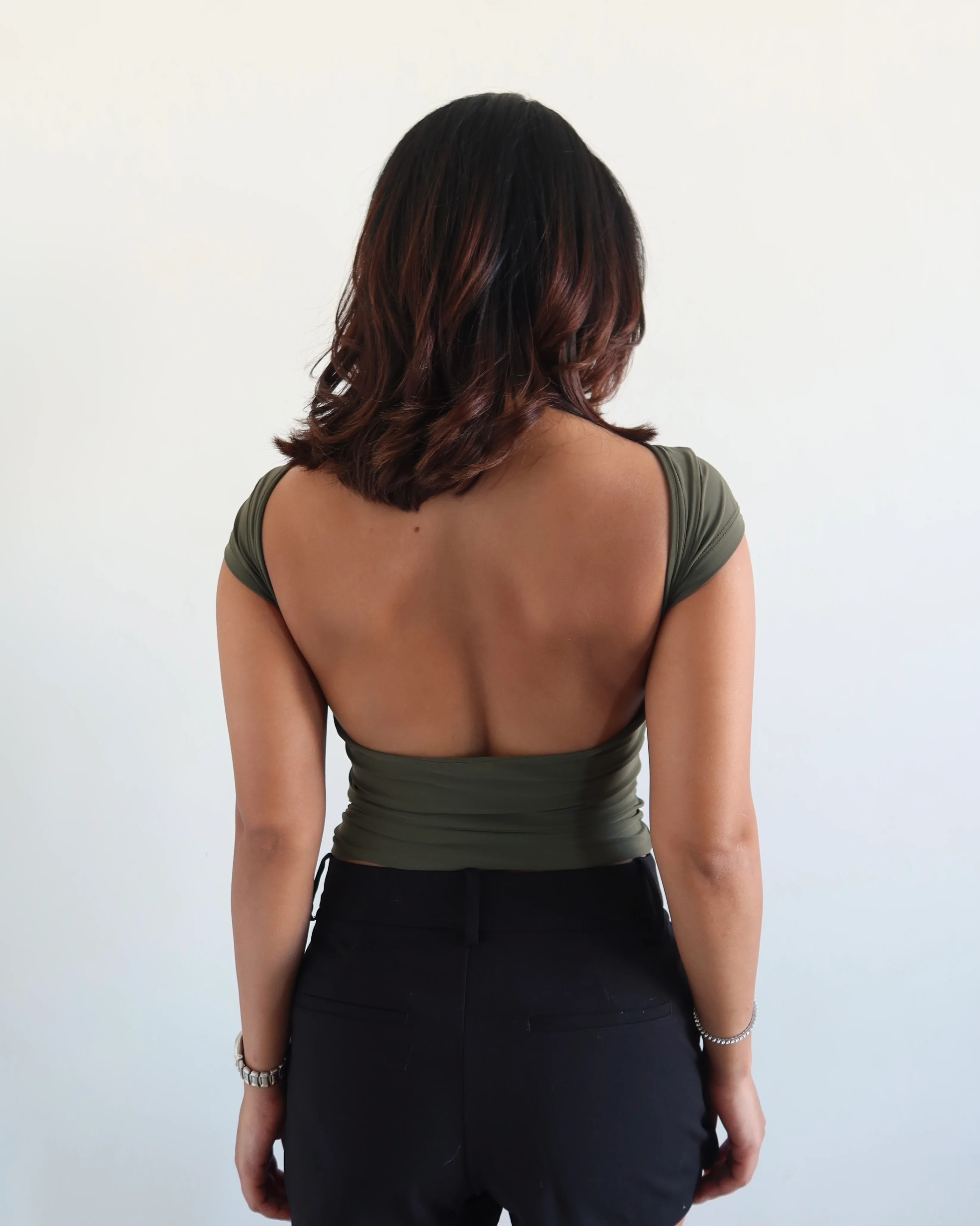 Scoop Back Fitted Top - Image 18