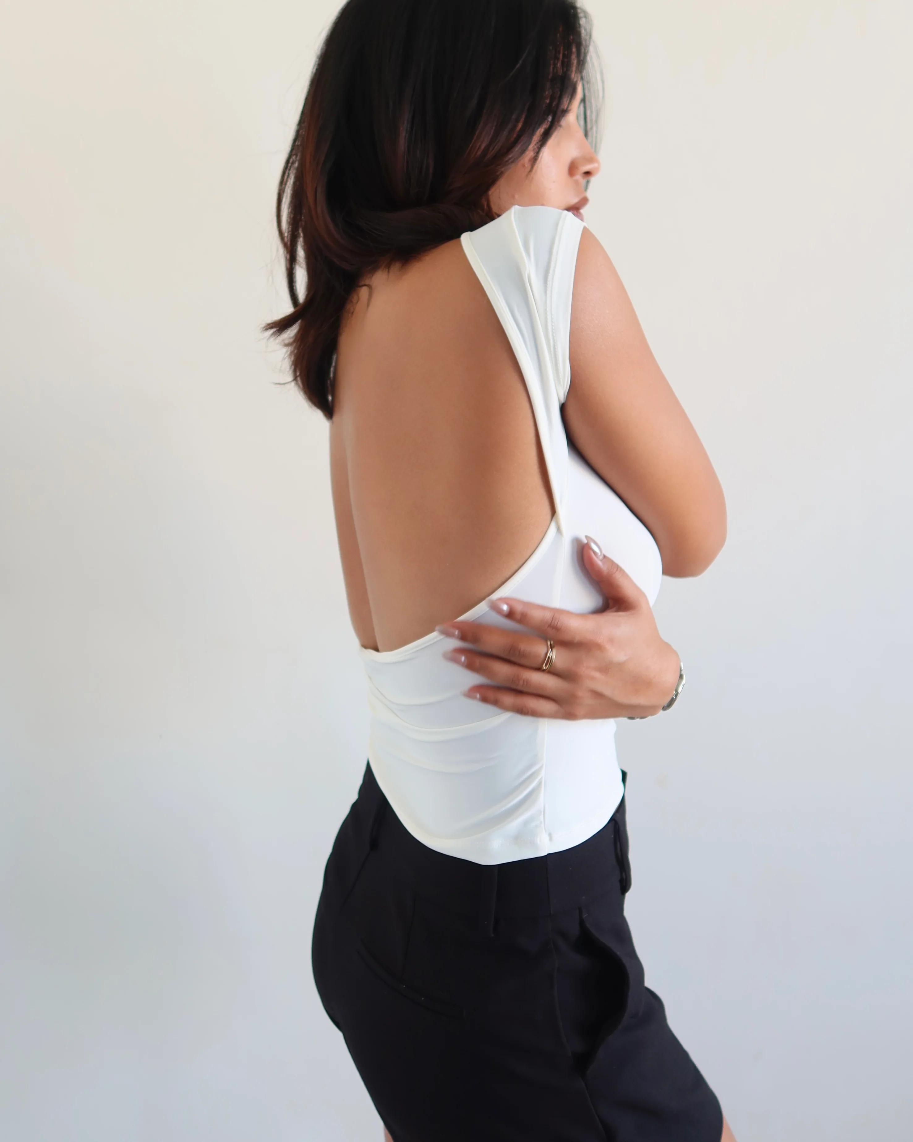 Scoop Back Fitted Top - Image 20