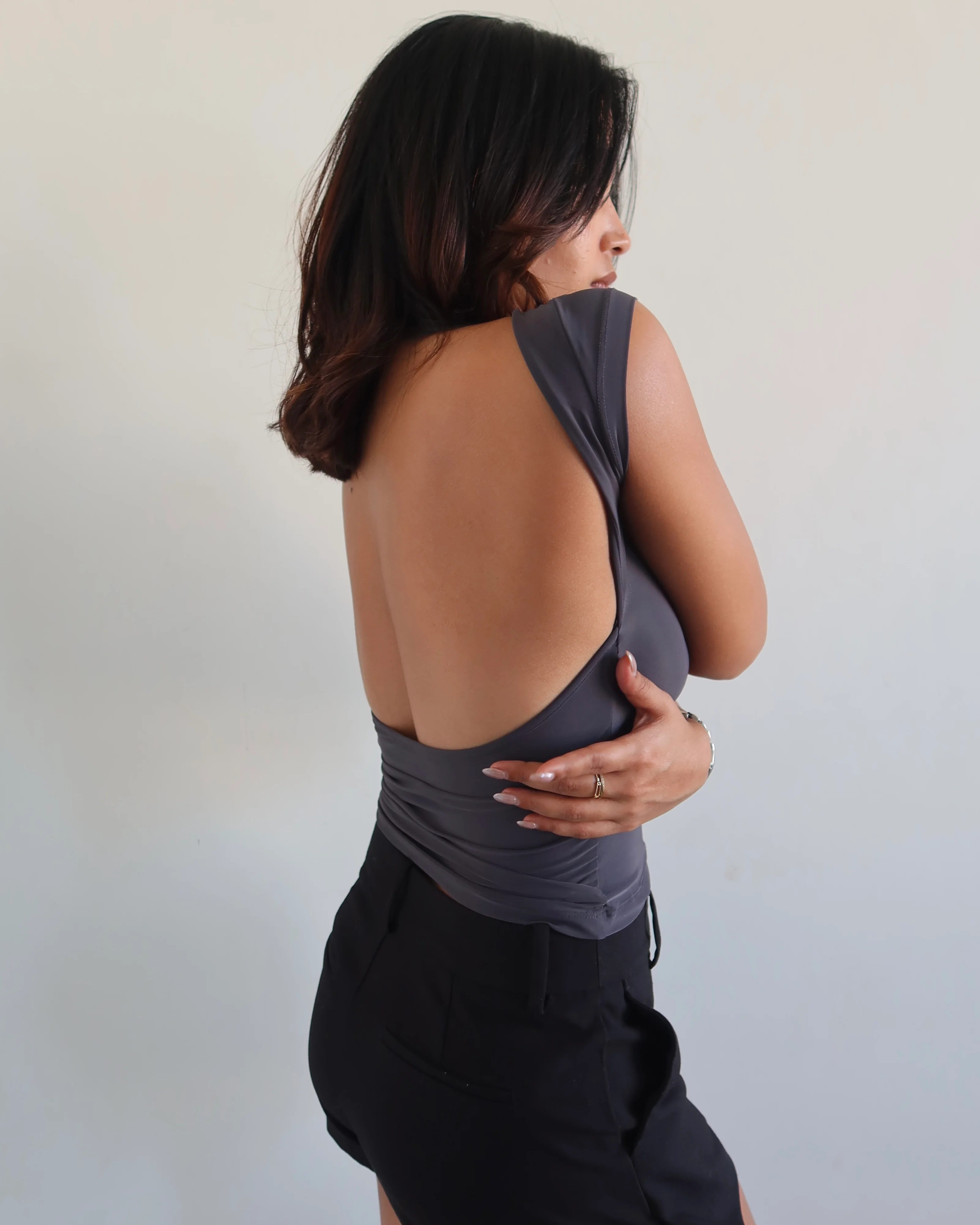 Scoop Back Fitted Top - Image 5