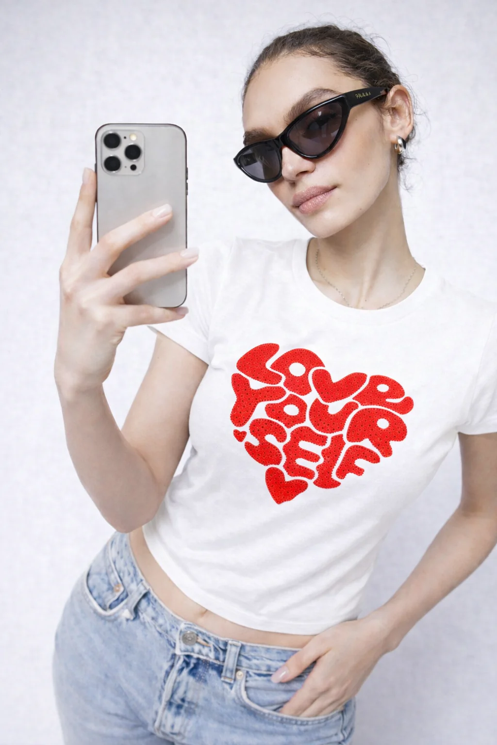 Self Shine Baby Tee - Image 3