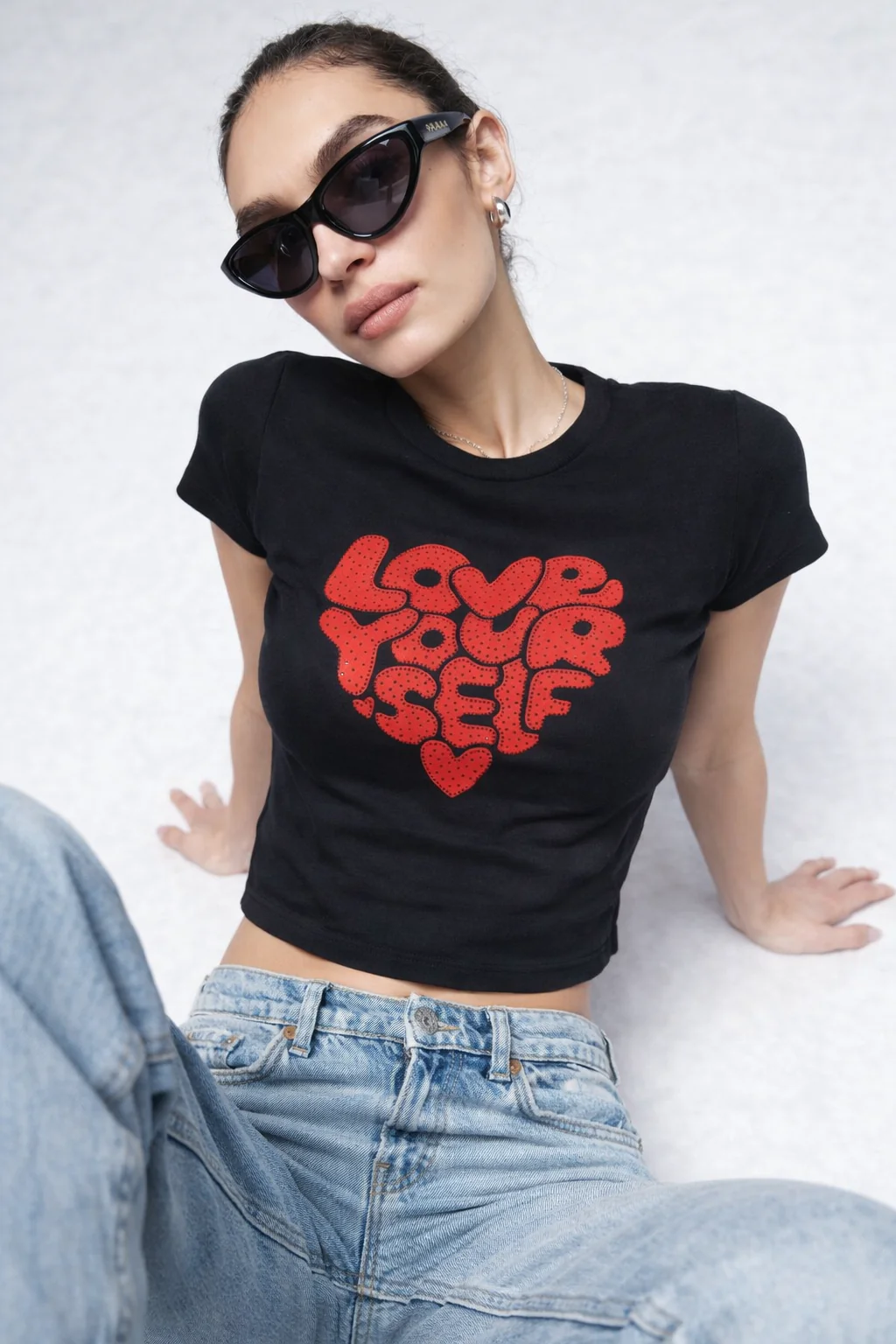 Self Shine Baby Tee - Image 5