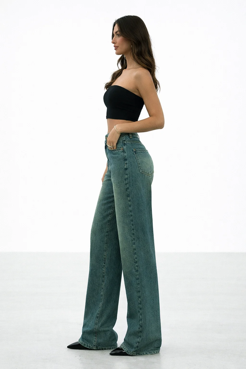 Shade Flow Wide Leg Jeans - Image 7