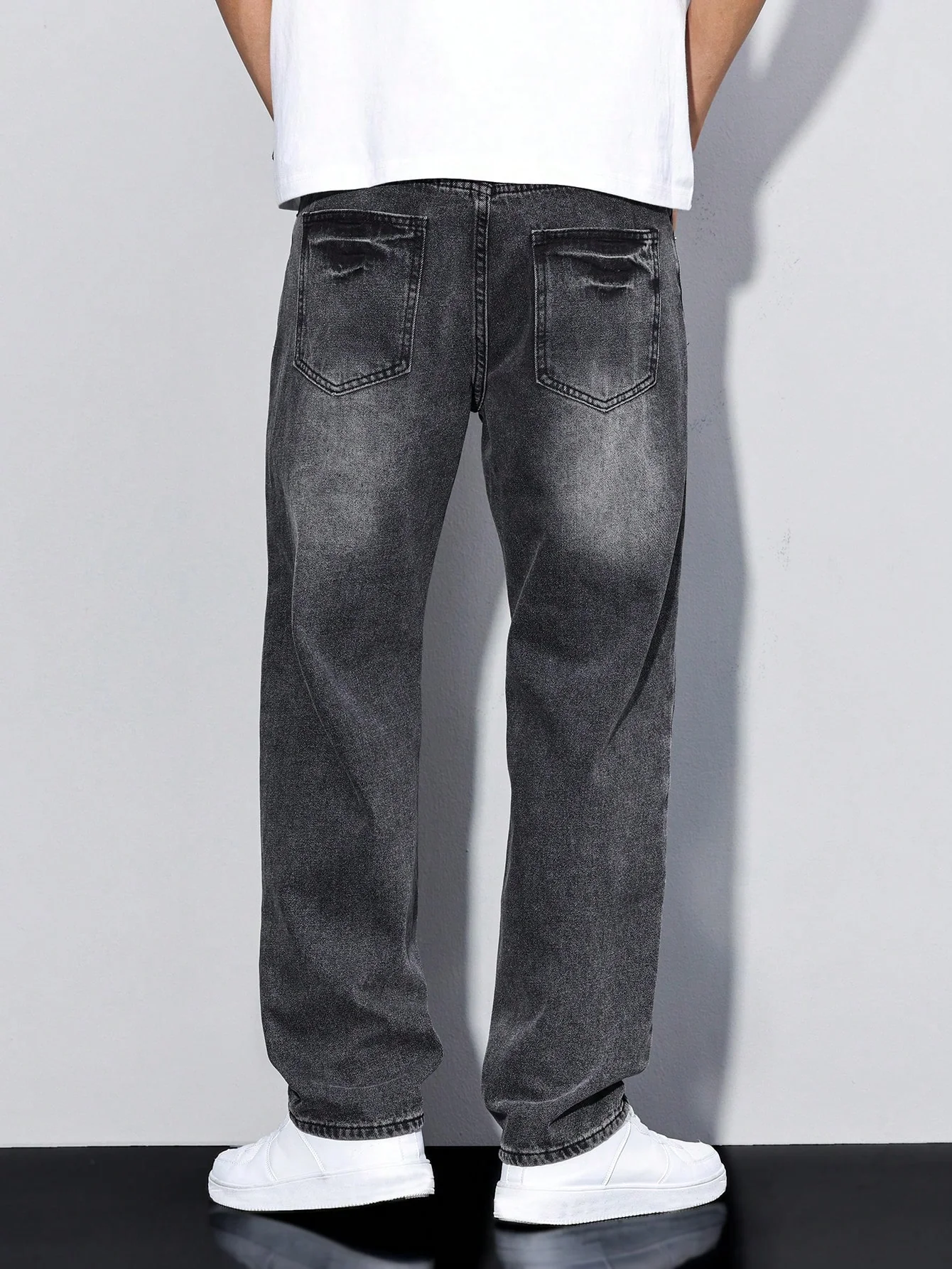 Shadow Crest Straight Fit Jeans - Image 4