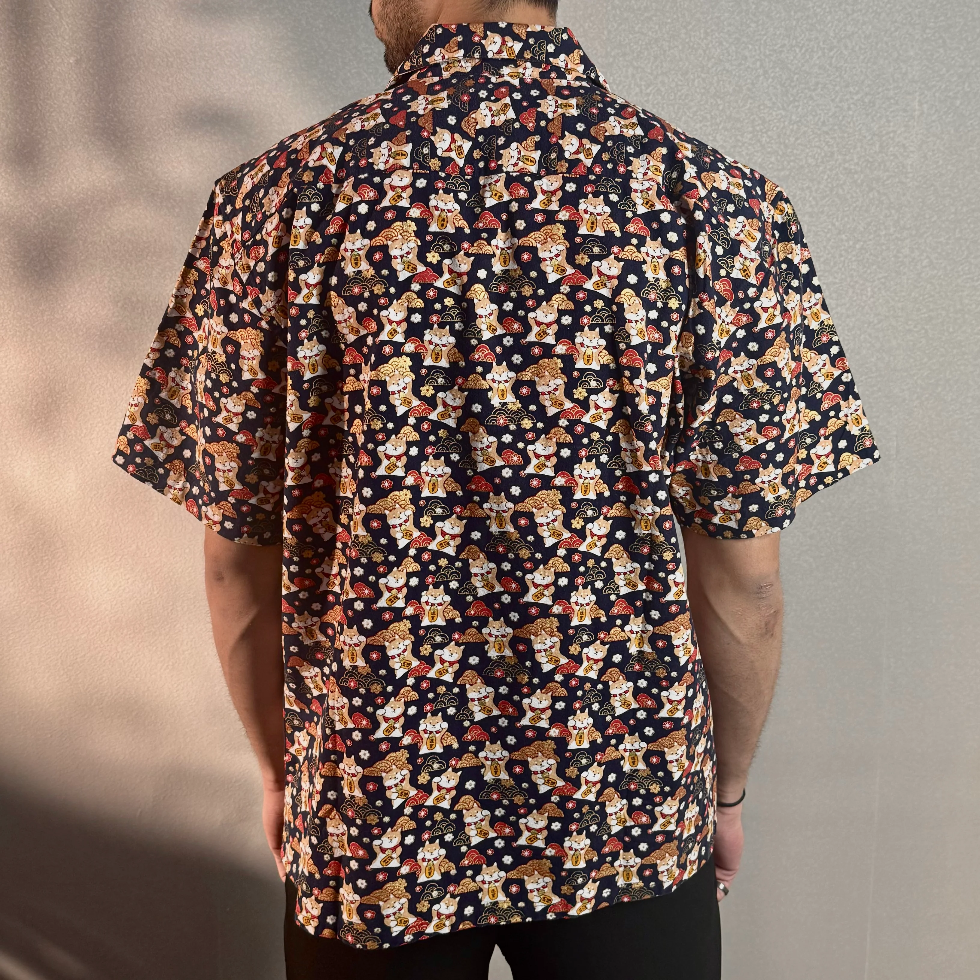 Shanghai Fortune Cat Structured Shirt - Image 7