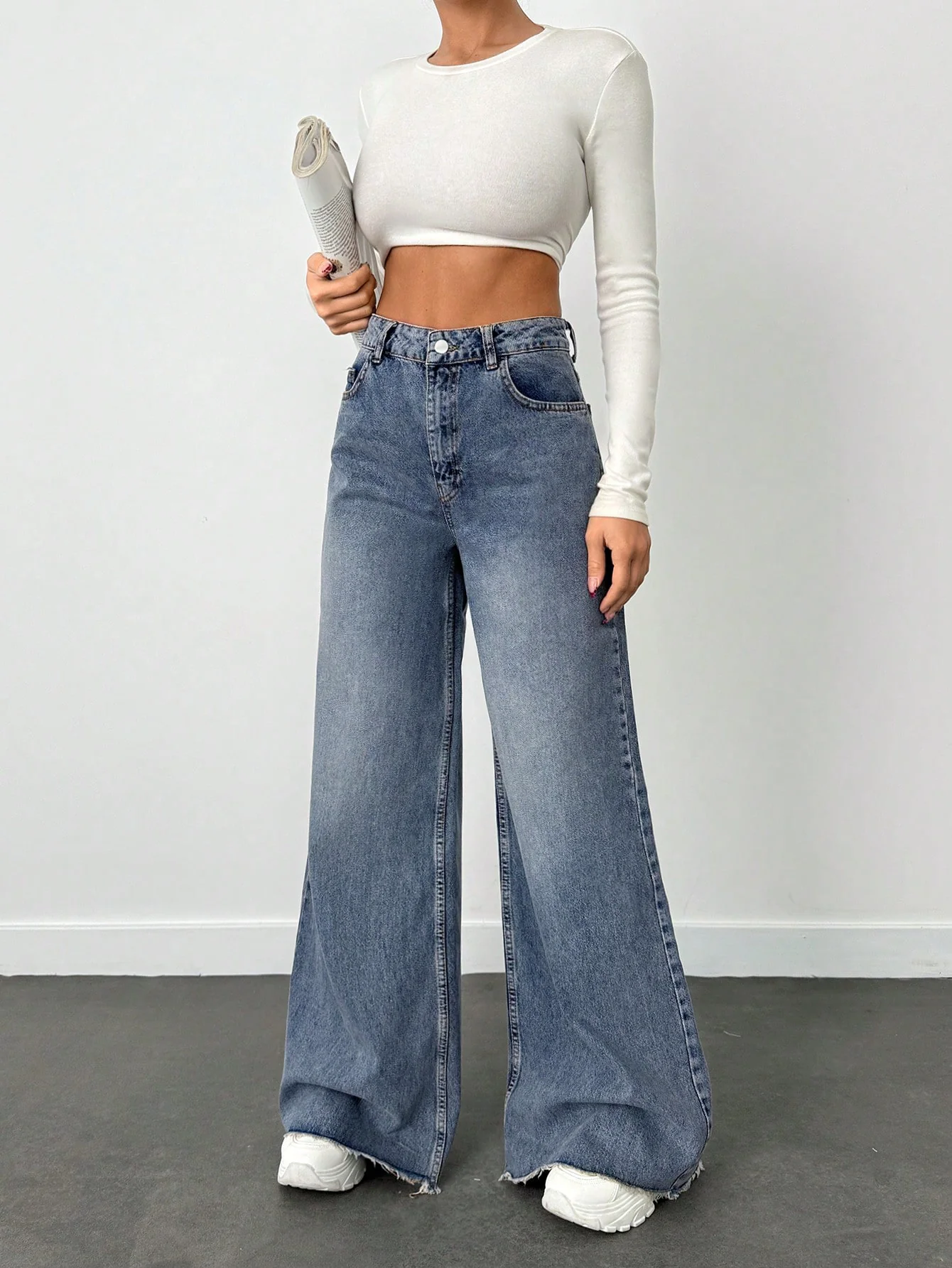 So Extra Wide Leg Jeans - Image 4