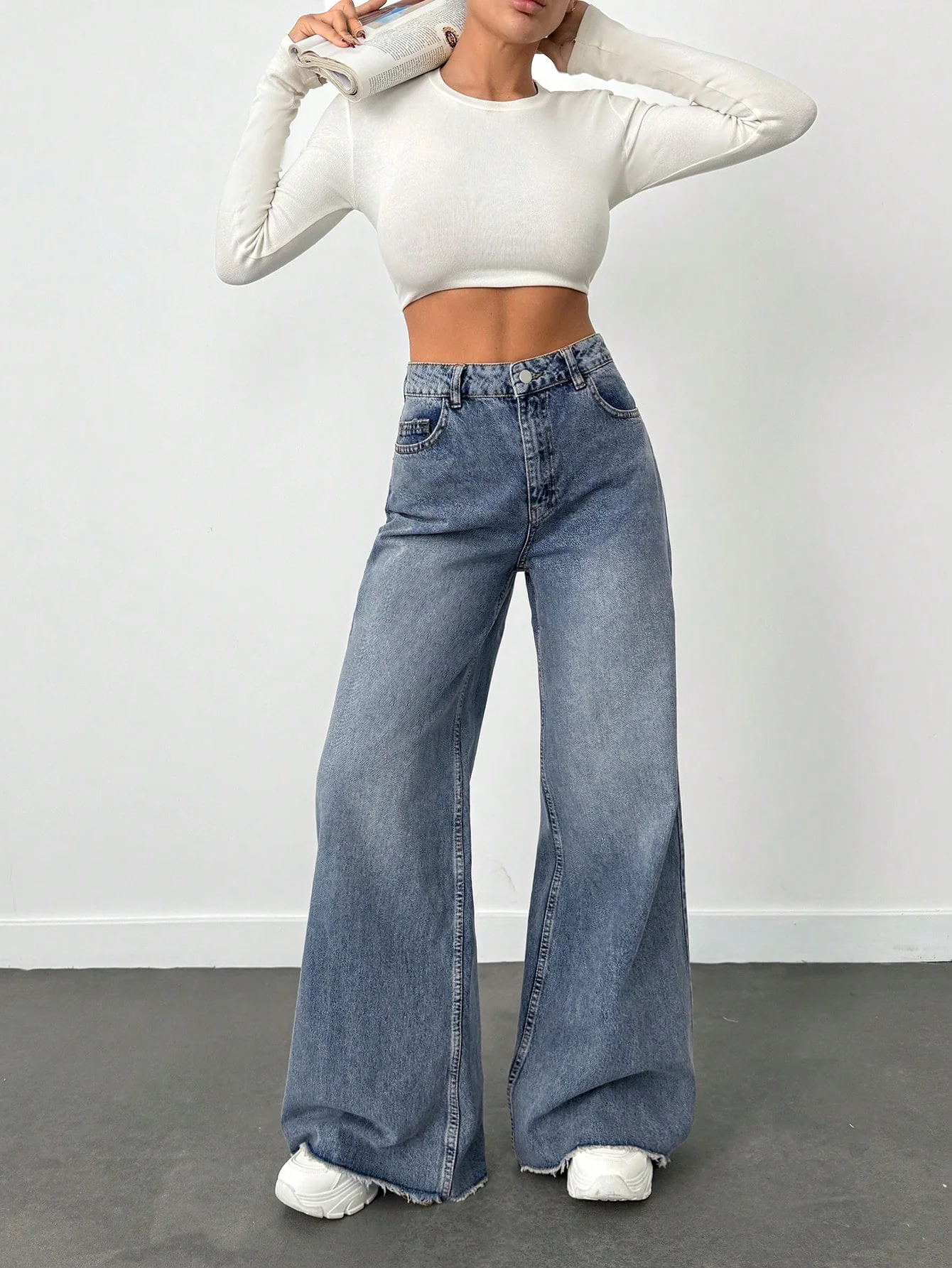 So Extra Wide Leg Jeans - Image 5