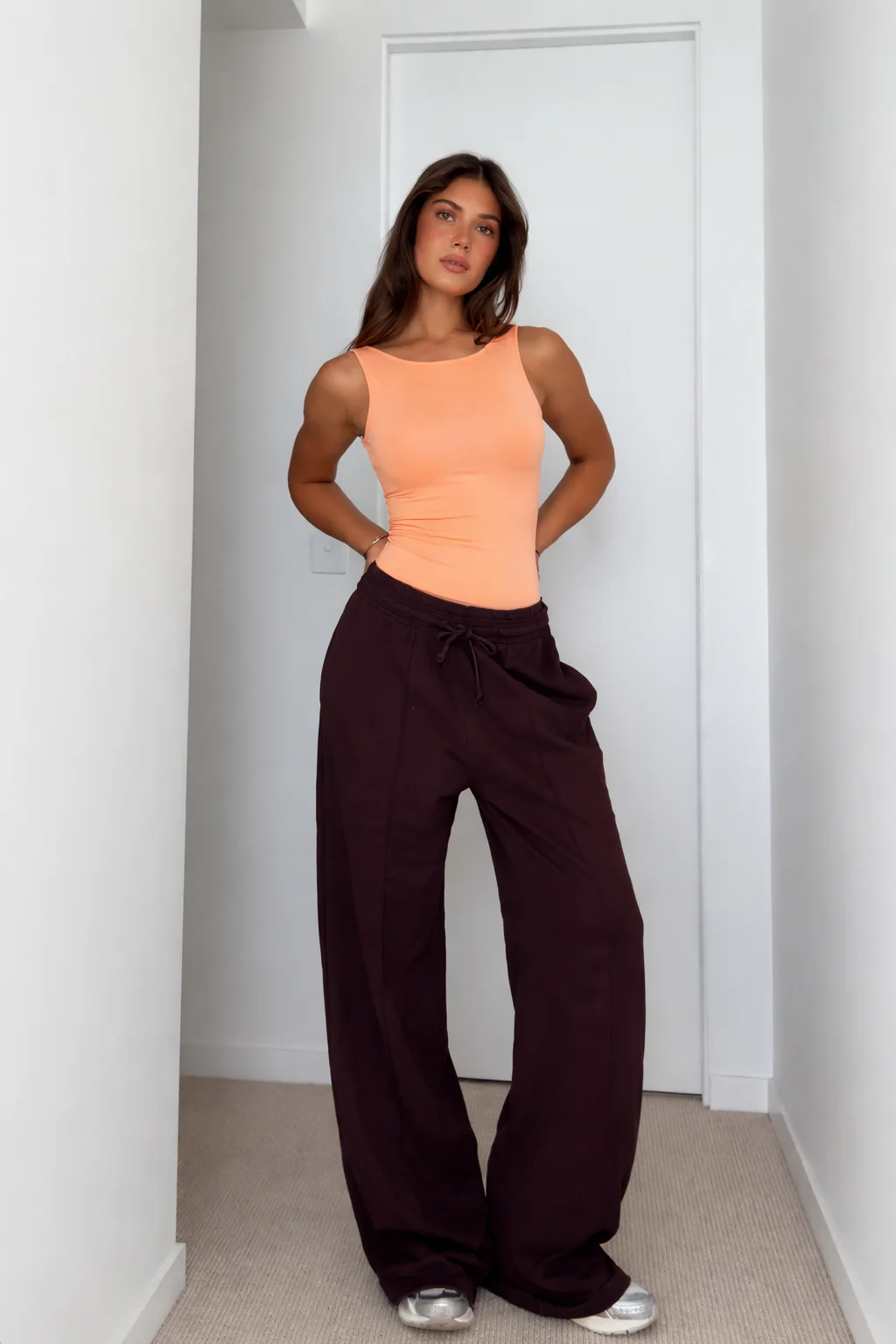Soft Backless Boat Neck Tank Top - Image 6