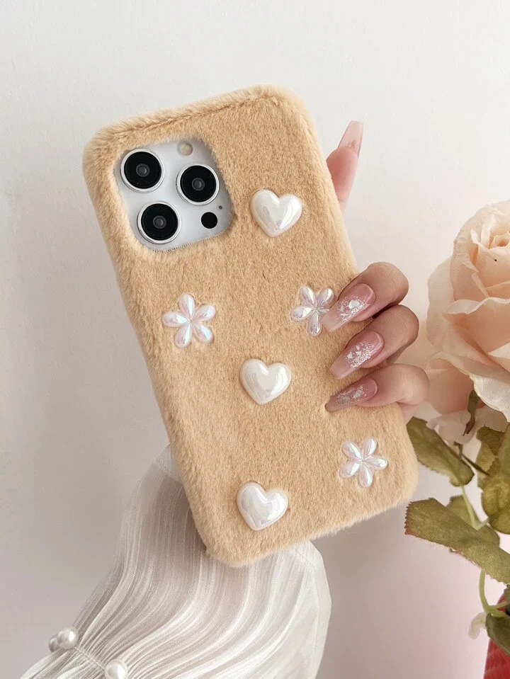 Soft Fur 3D Charm Iphone Cover - Image 8