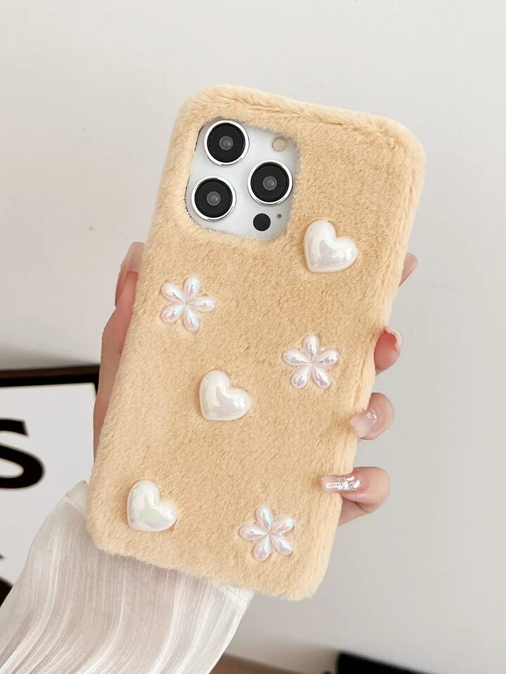 Soft Fur 3D Charm Iphone Cover - Image 9