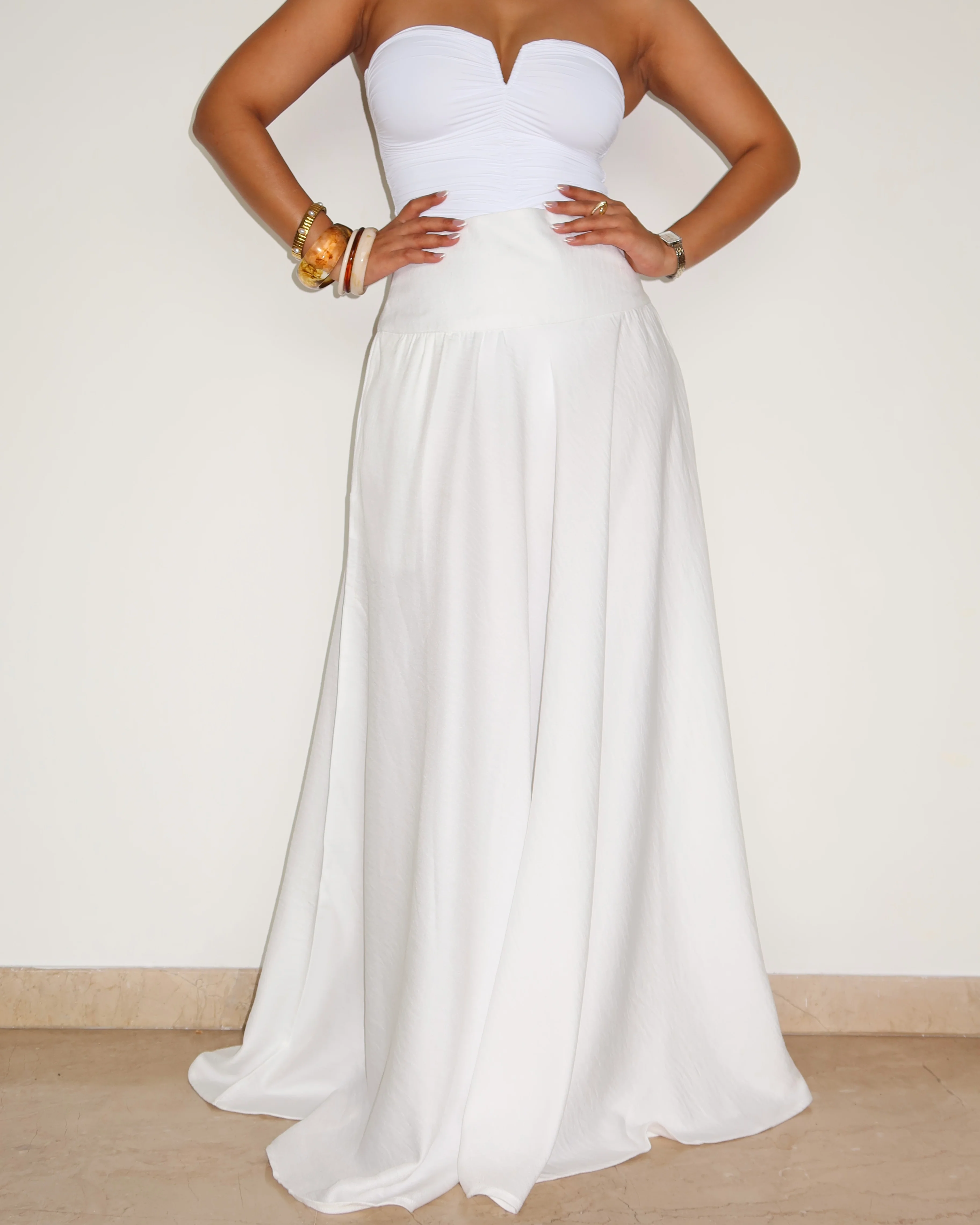 Soft Gathered Maxi Skirt - Image 6